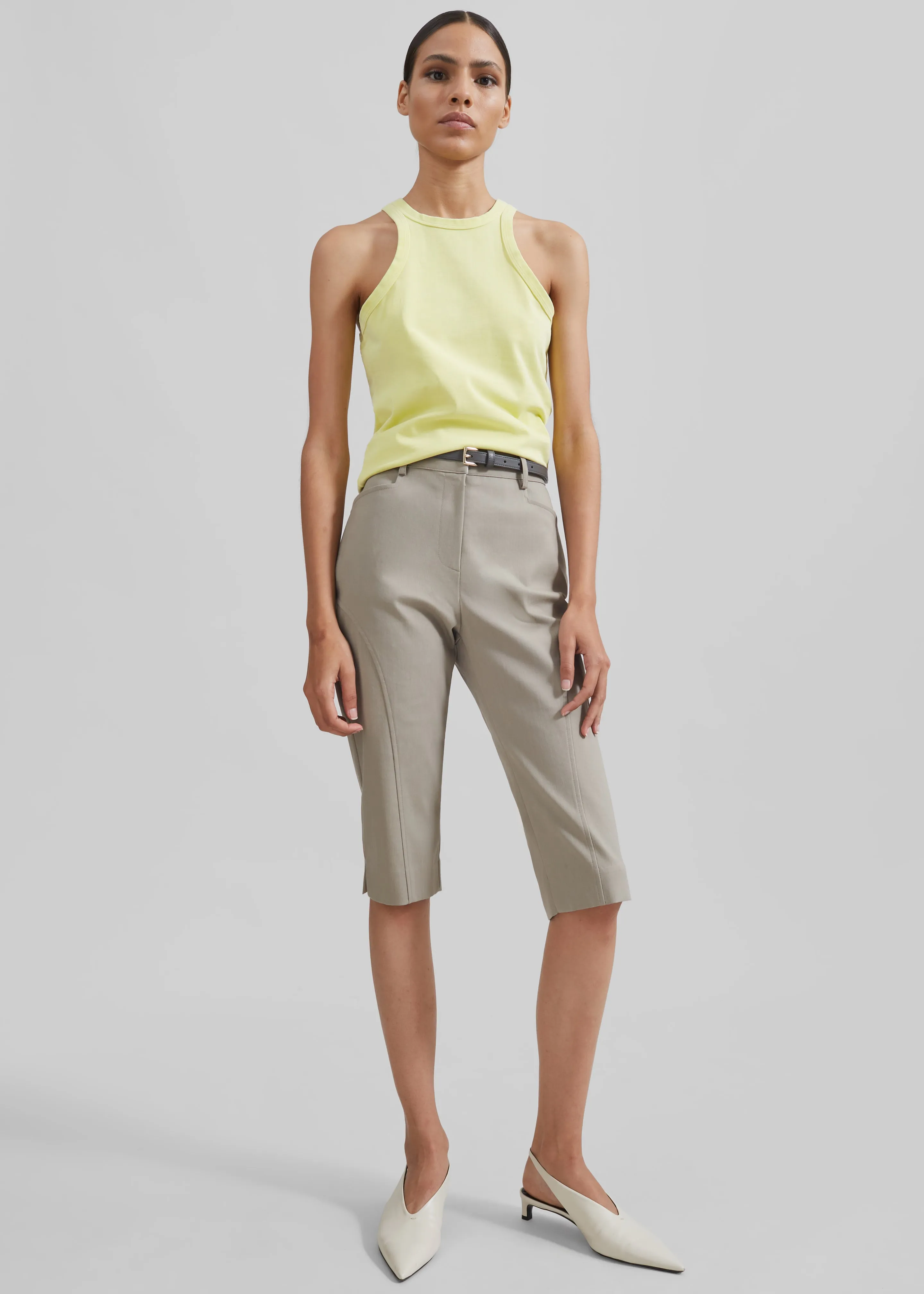 Samsøe Samsøe Helene Tank Top - Mellow Green sold by Frankie Shop product image thumbnail 5