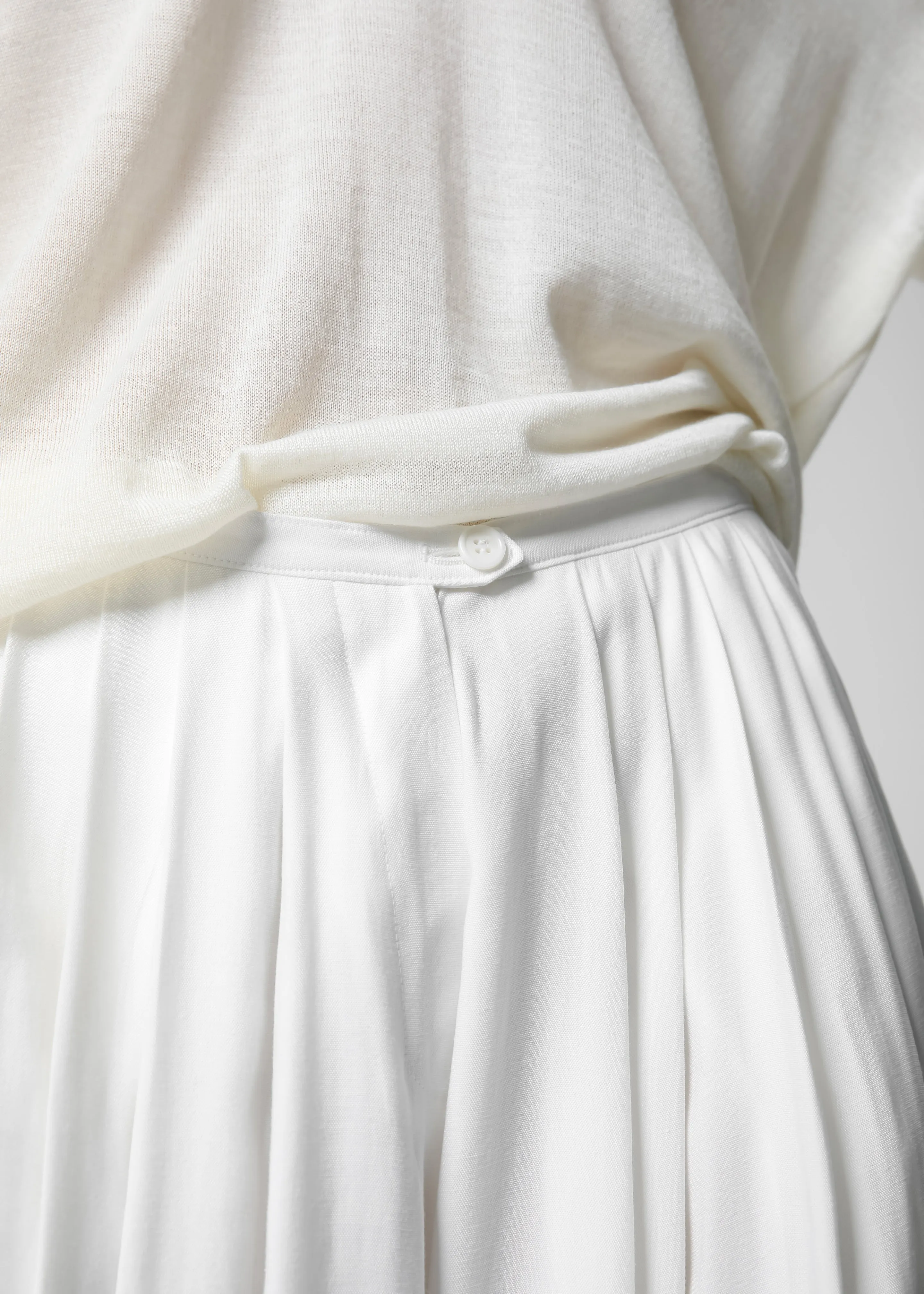 Sloane Wide Leg Trousers - White sold by Frankie Shop product image thumbnail 4