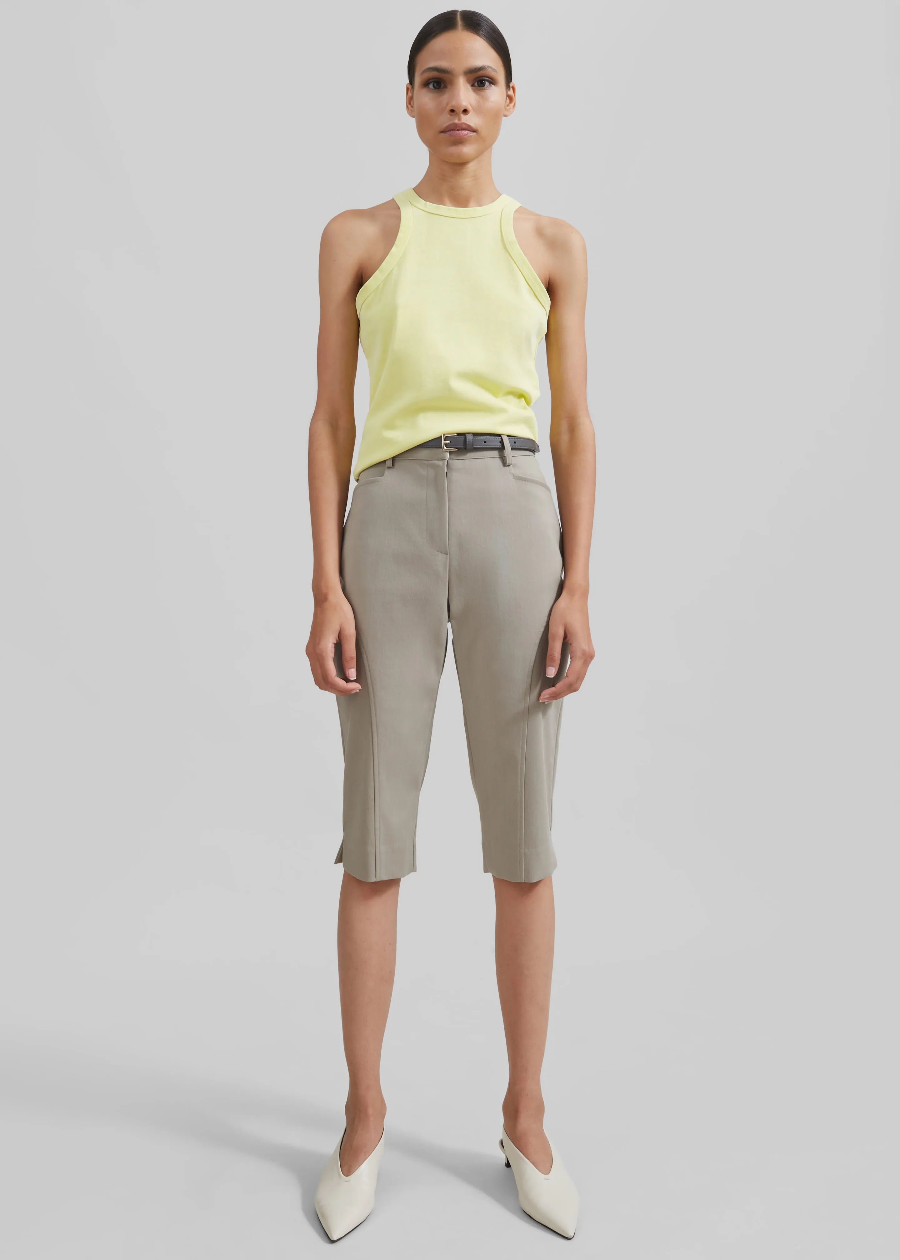 Samsøe Samsøe Helene Tank Top - Mellow Green sold by Frankie Shop product image thumbnail 3