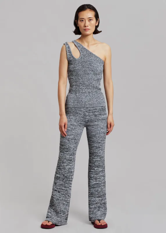 REMAIN Solaima Knit Pants - Black Comb sold by Frankie Shop