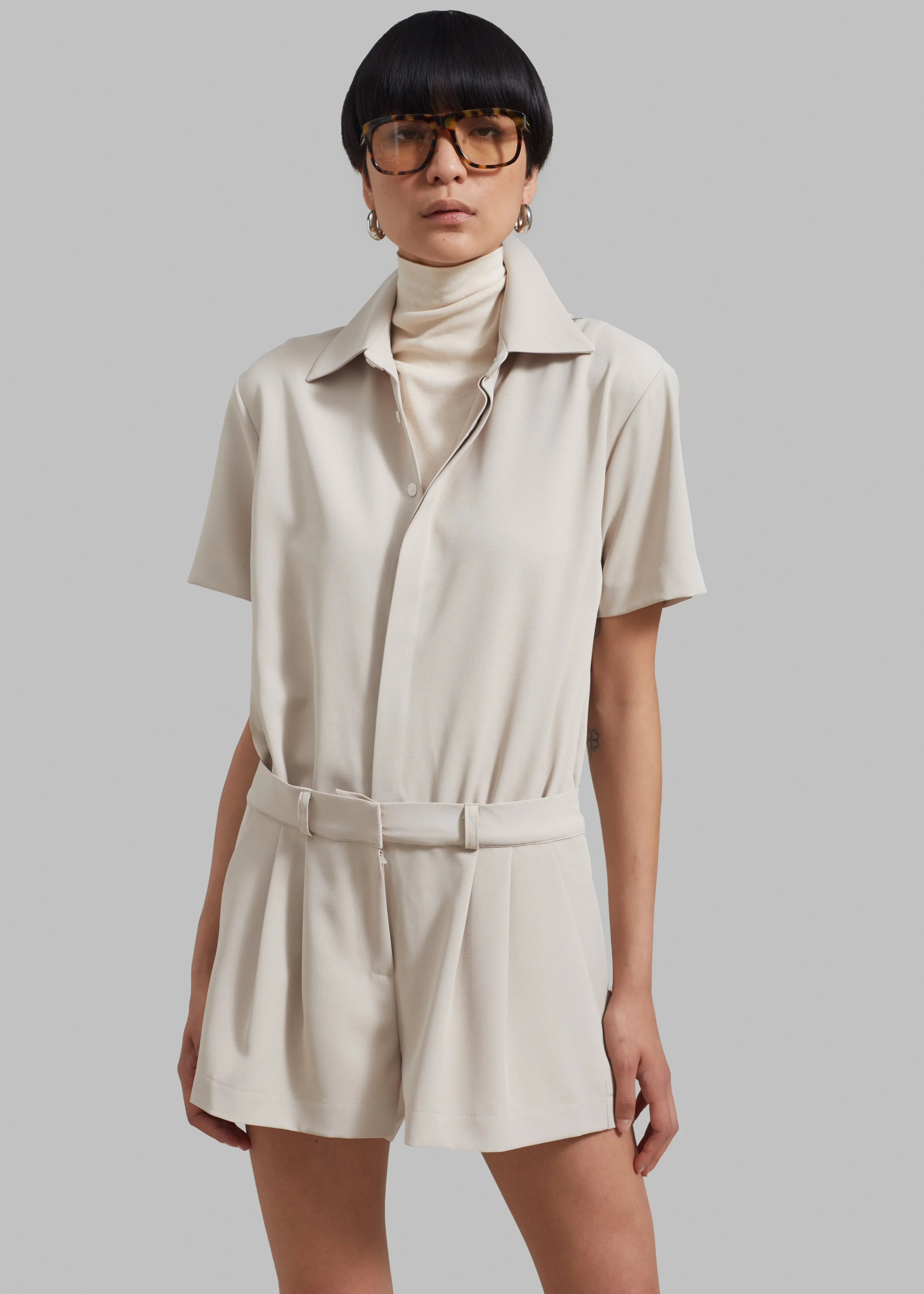 Faith Romper - Beige sold by Frankie Shop product image thumbnail 4