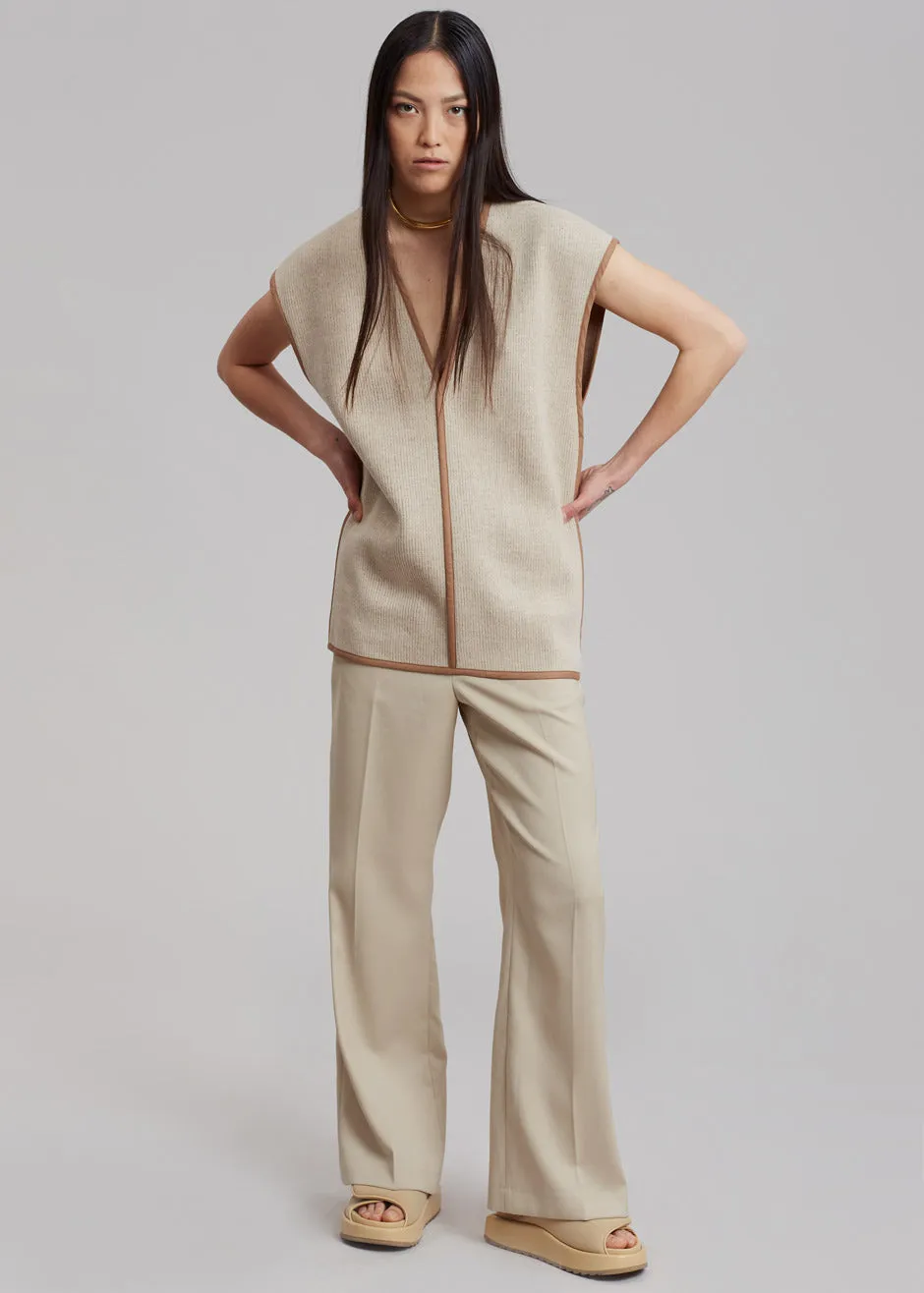 By Malene Birger Stephanie Vest - Bamboo sold by Frankie Shop product image thumbnail 5