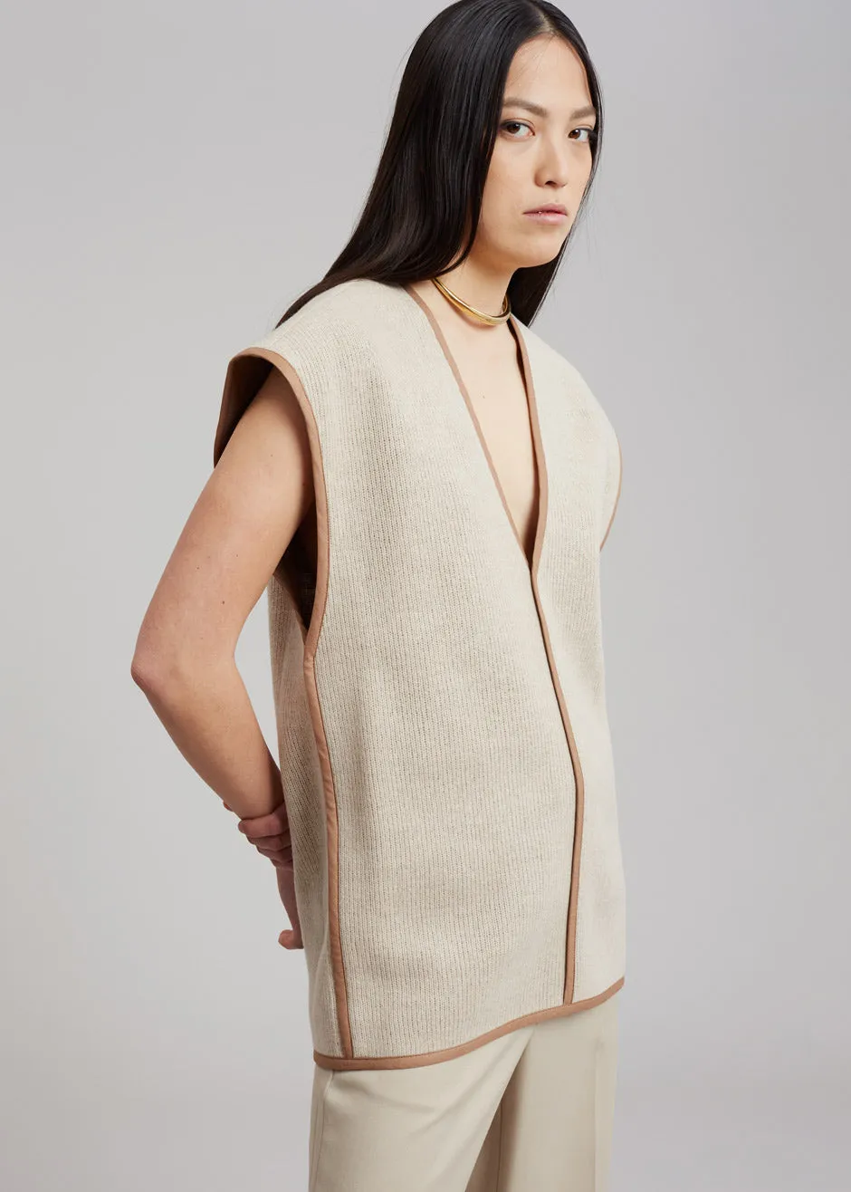 By Malene Birger Stephanie Vest - Bamboo sold by Frankie Shop product image thumbnail 2