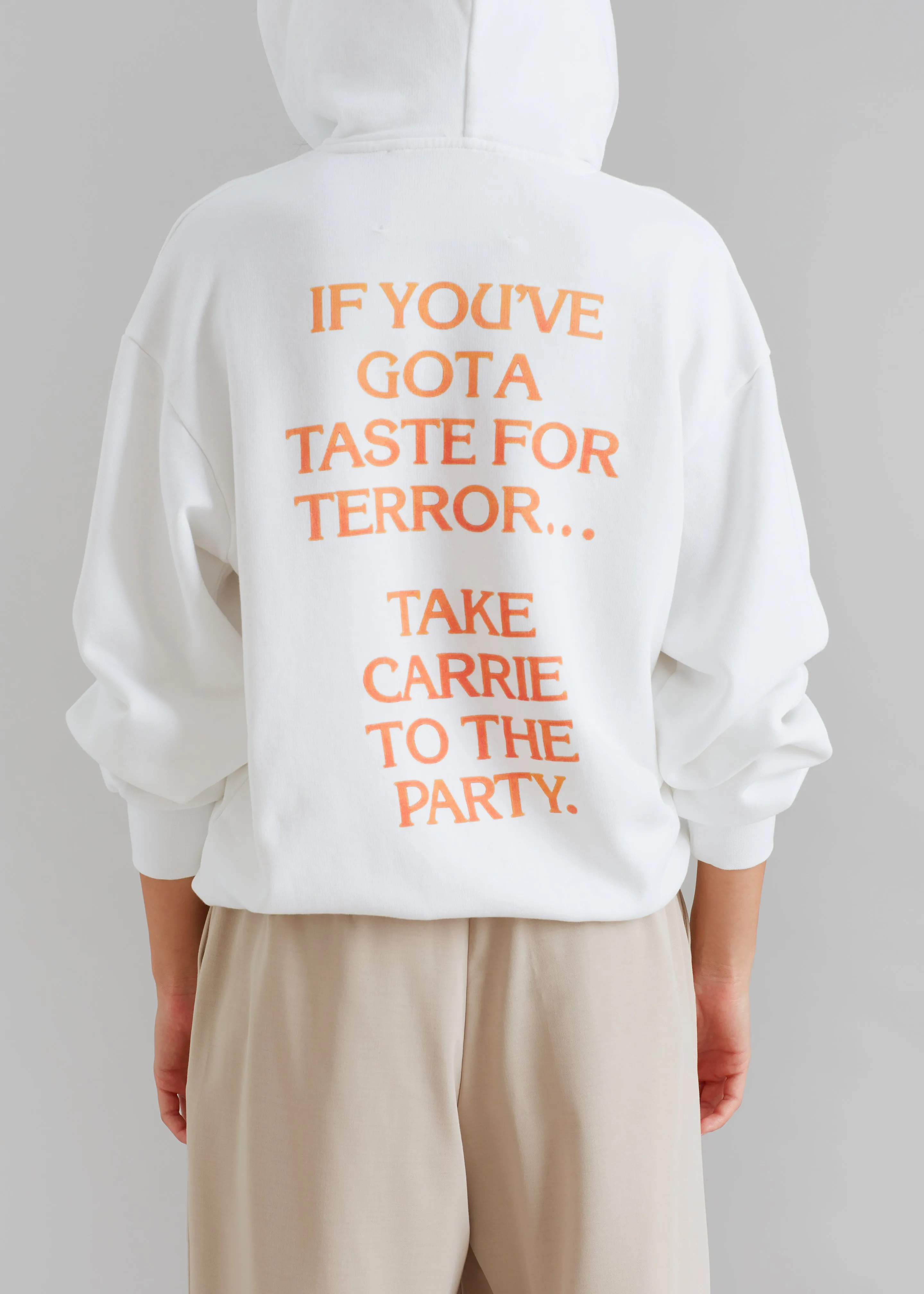 JW Anderson Carrie Hoodie - White sold by Frankie Shop product image thumbnail 4