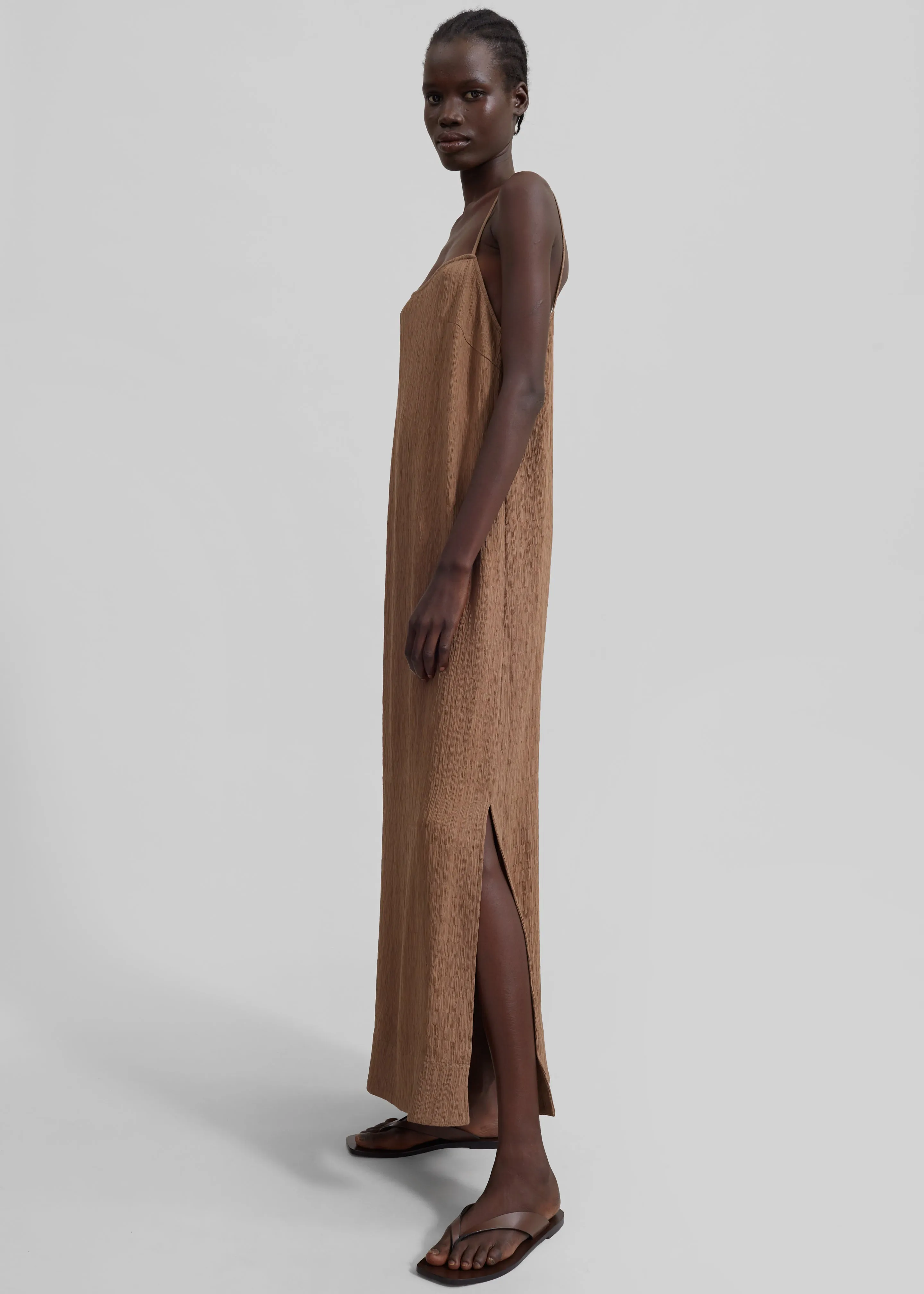 By Malene Birger Almeena Dress - Shitake sold by Frankie Shop product image thumbnail 3