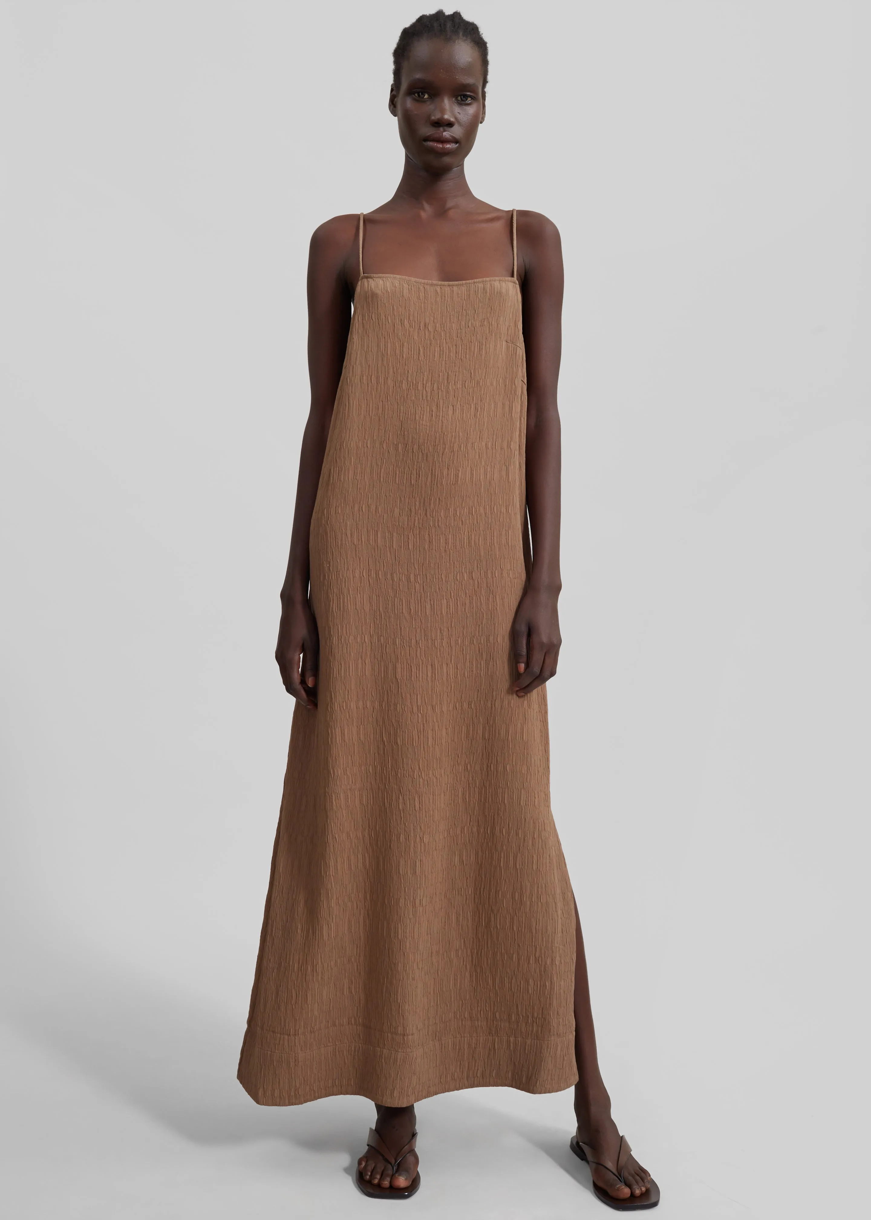 By Malene Birger Almeena Dress - Shitake sold by Frankie Shop product image thumbnail 5