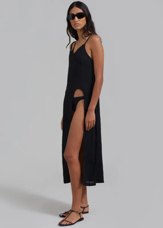 Cali Crochet Dress - Black sold by Frankie Shop