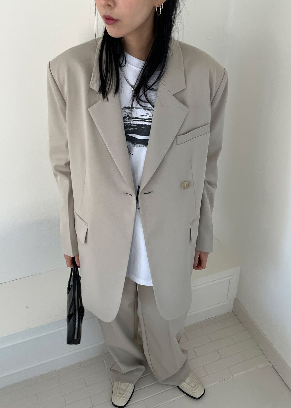 Zennin Blazer - Sand sold by Frankie Shop product image thumbnail 11