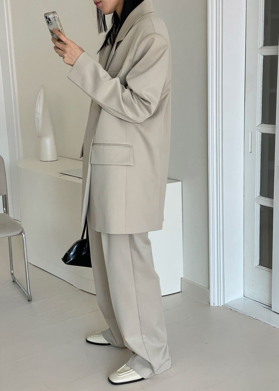 Zennin Blazer - Sand sold by Frankie Shop product image thumbnail 9