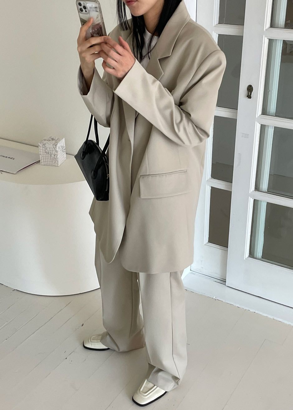 Zennin Blazer - Sand sold by Frankie Shop product image thumbnail 2