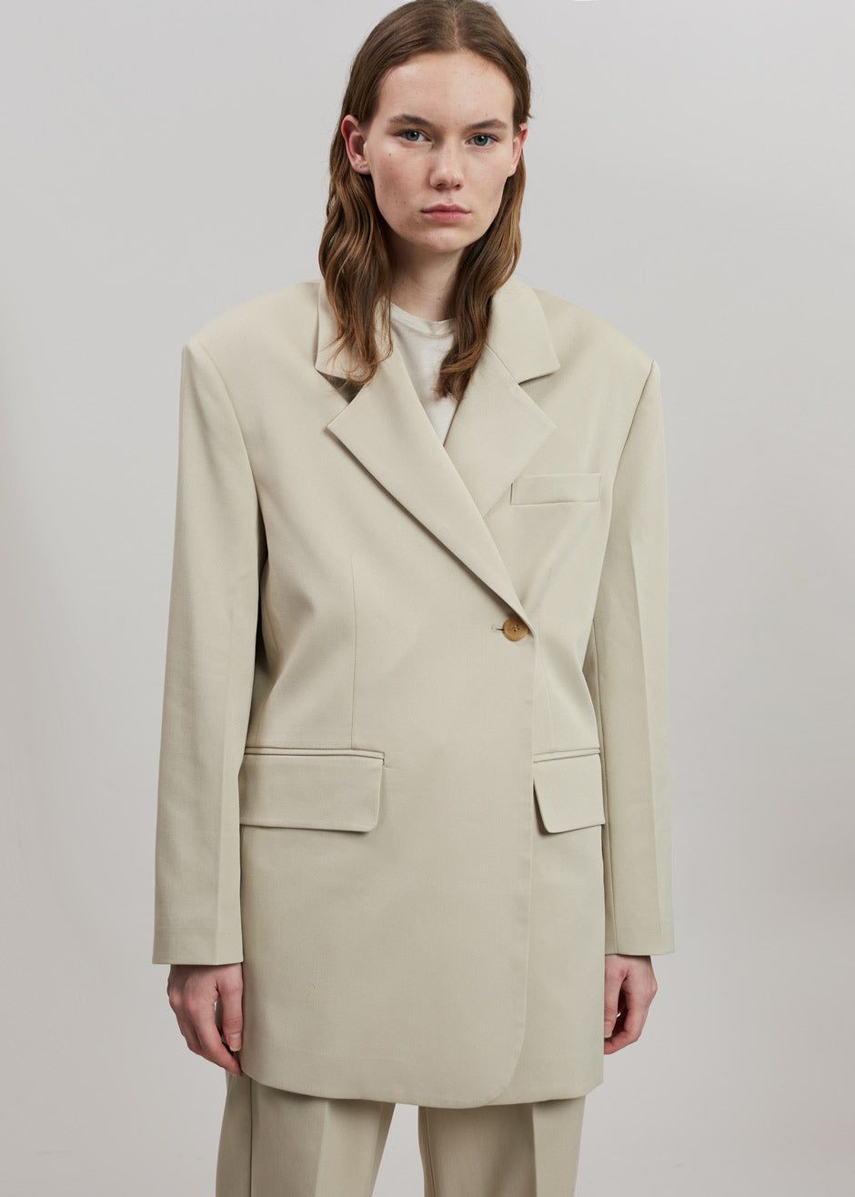 Zennin Blazer - Sand sold by Frankie Shop