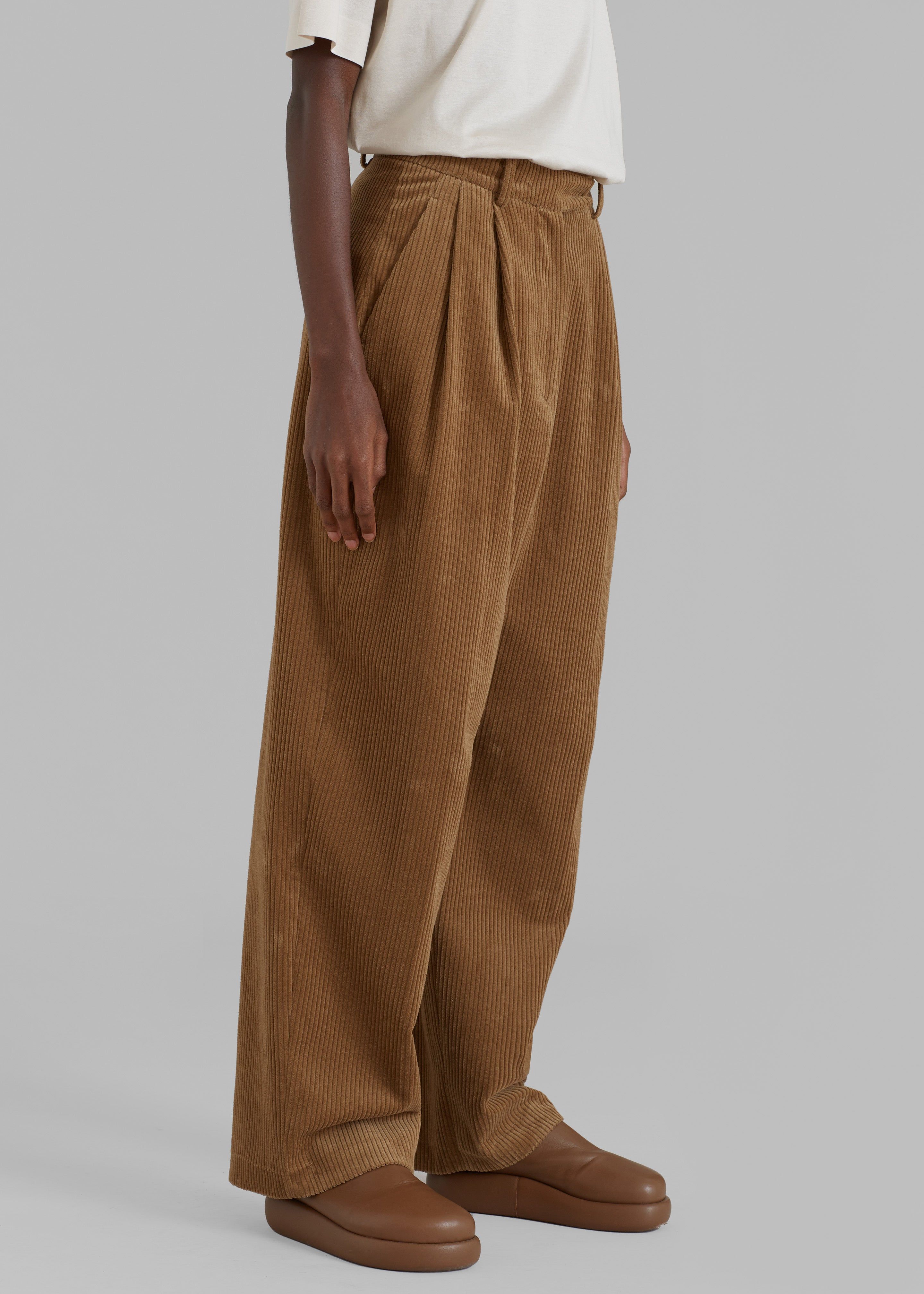 Siham Corduroy Pants - Camel sold by Frankie Shop product image thumbnail 5