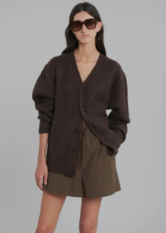 Cristi Shorts - Brown sold by Frankie Shop