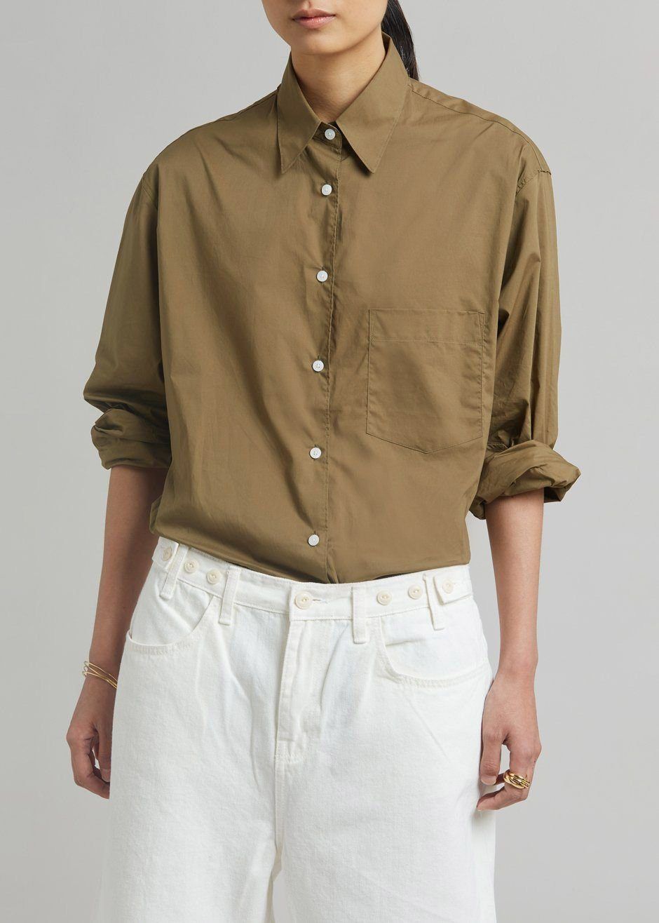 Everyday Shirt - Khaki sold by Frankie Shop product image thumbnail 5