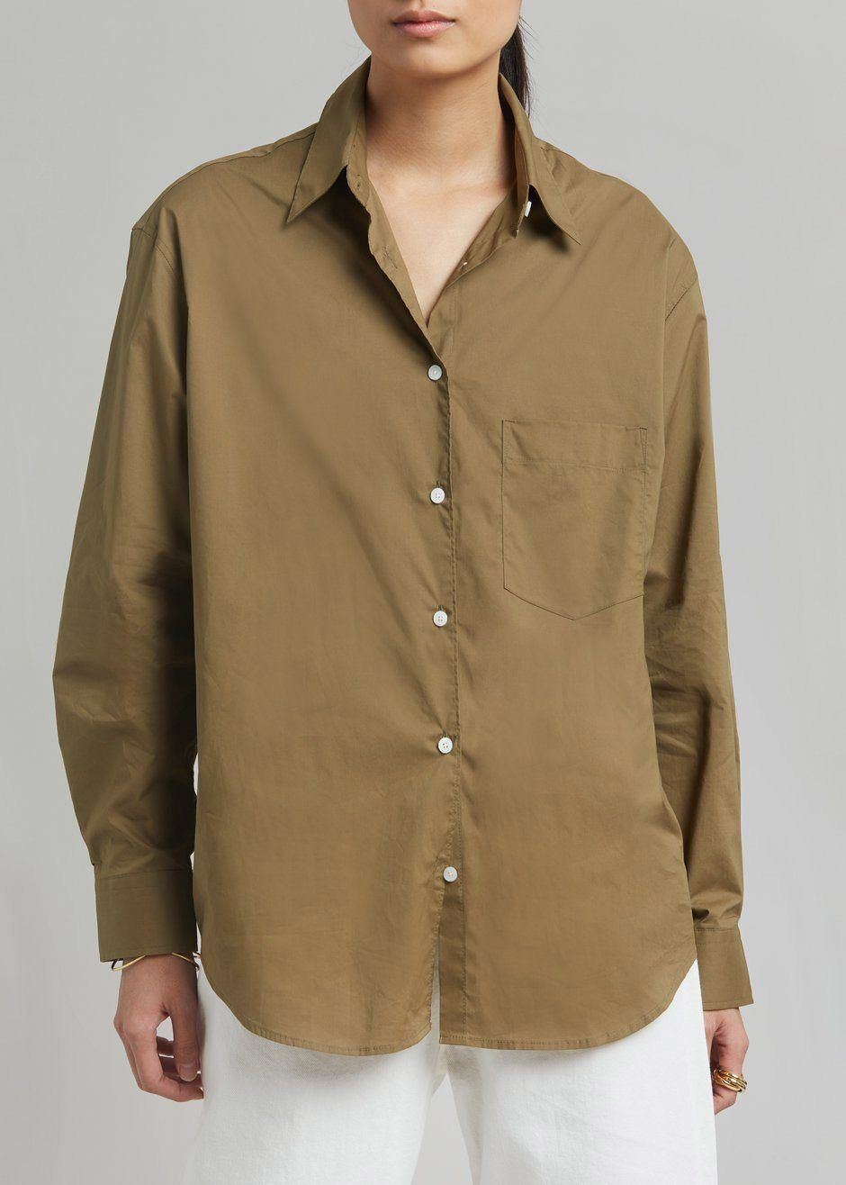 Everyday Shirt - Khaki sold by Frankie Shop product image thumbnail 3