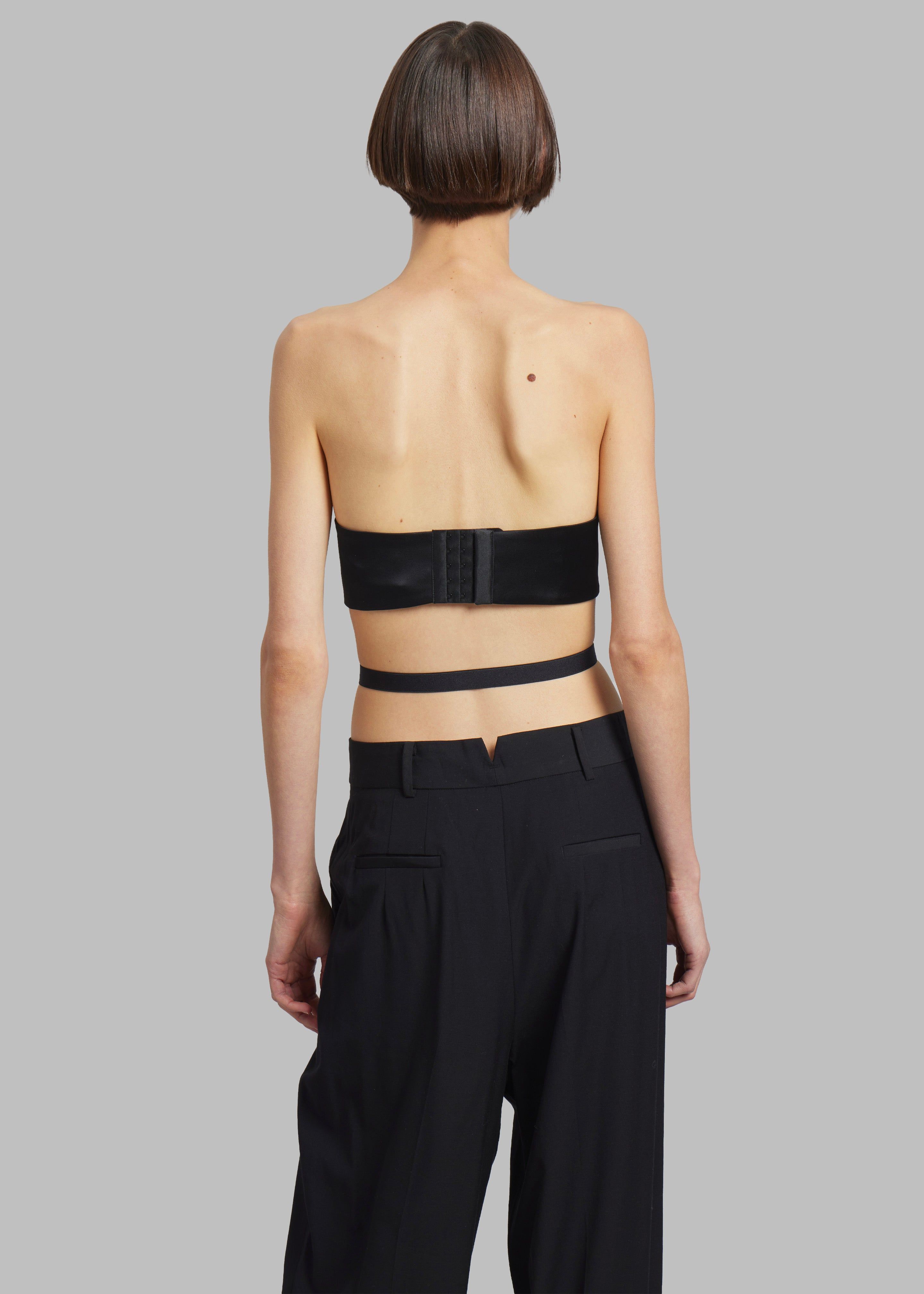 Bevza Seashell Bralette With Belt - Black sold by Frankie Shop product image thumbnail 4