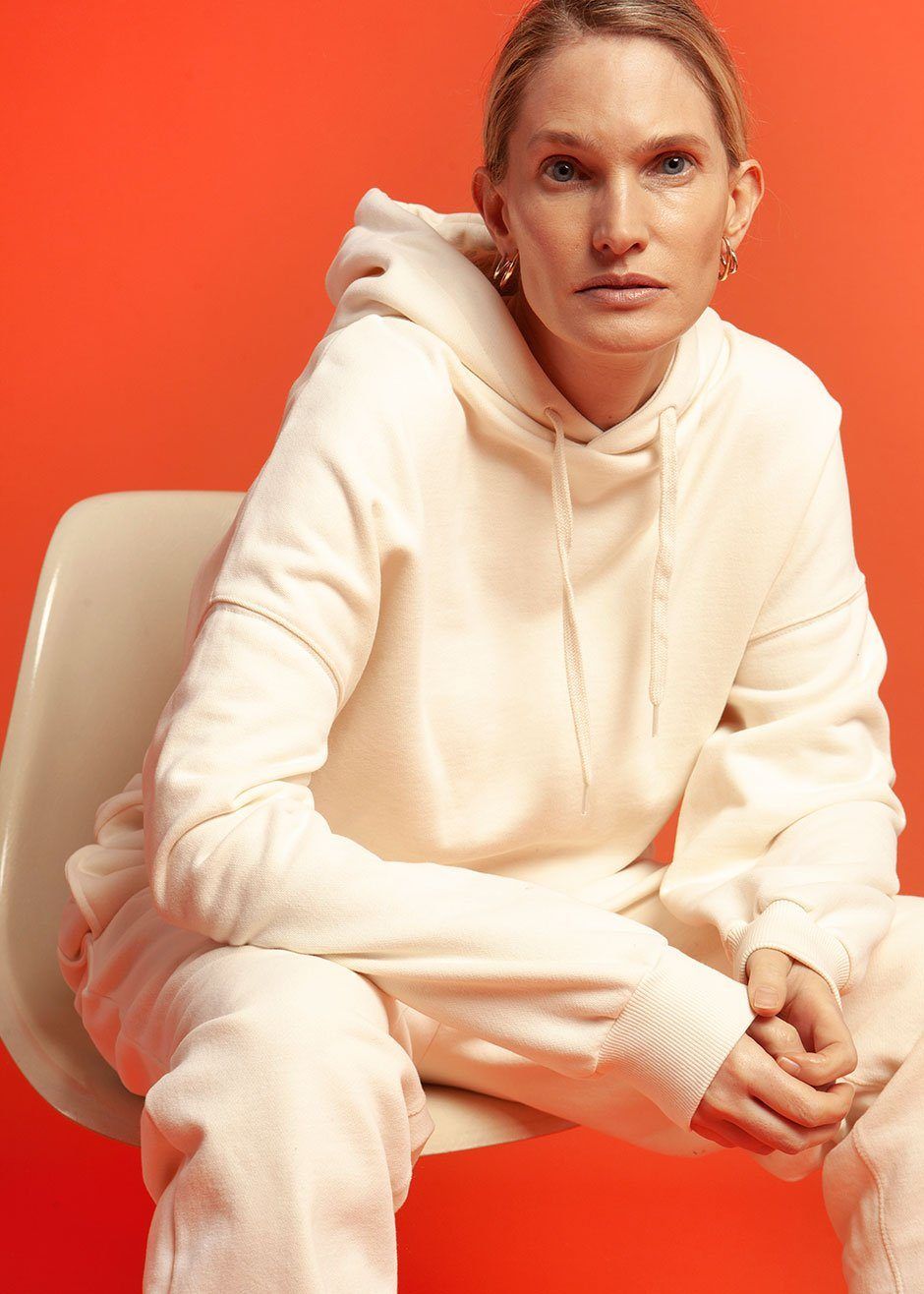 Vanessa Drop Shoulder Hoodie - Vanilla sold by Frankie Shop product image thumbnail 4