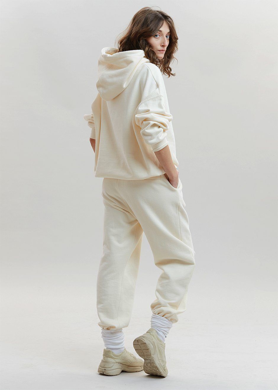 Vanessa Drop Shoulder Hoodie - Vanilla sold by Frankie Shop product image thumbnail 8