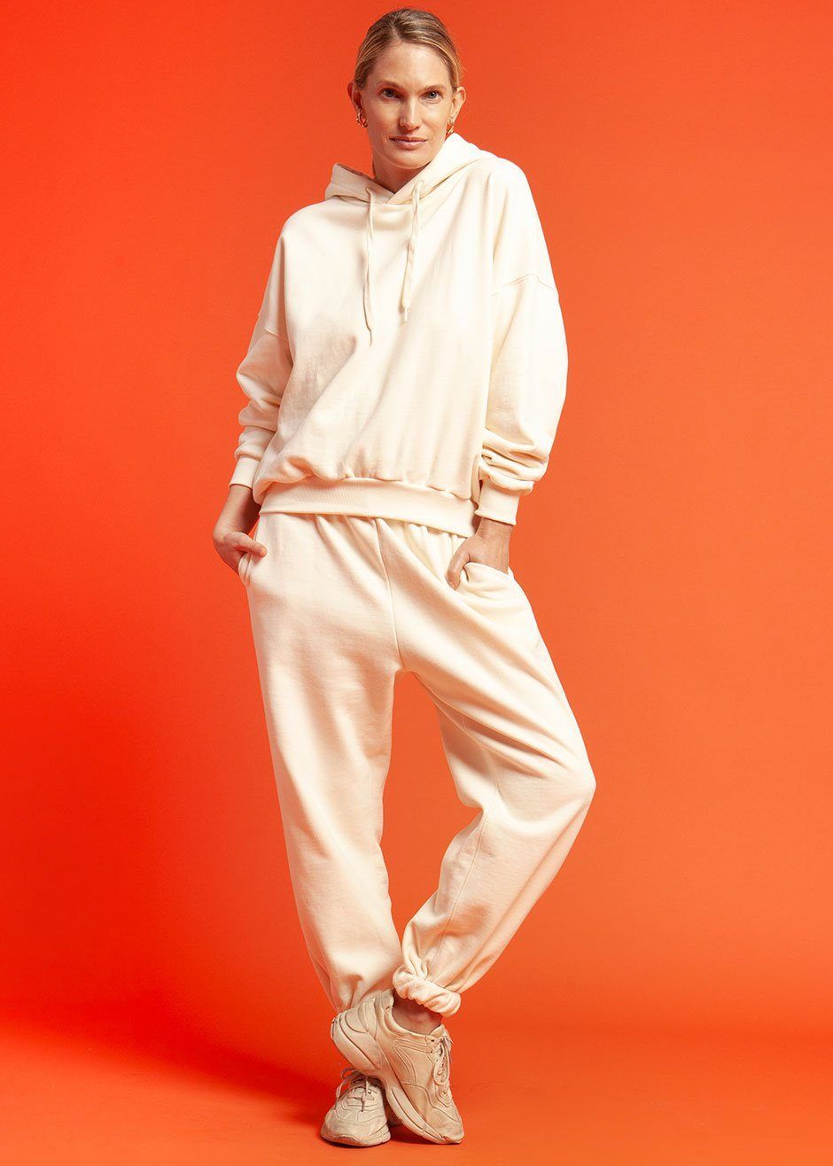 Vanessa Drop Shoulder Hoodie - Vanilla sold by Frankie Shop product image thumbnail 5