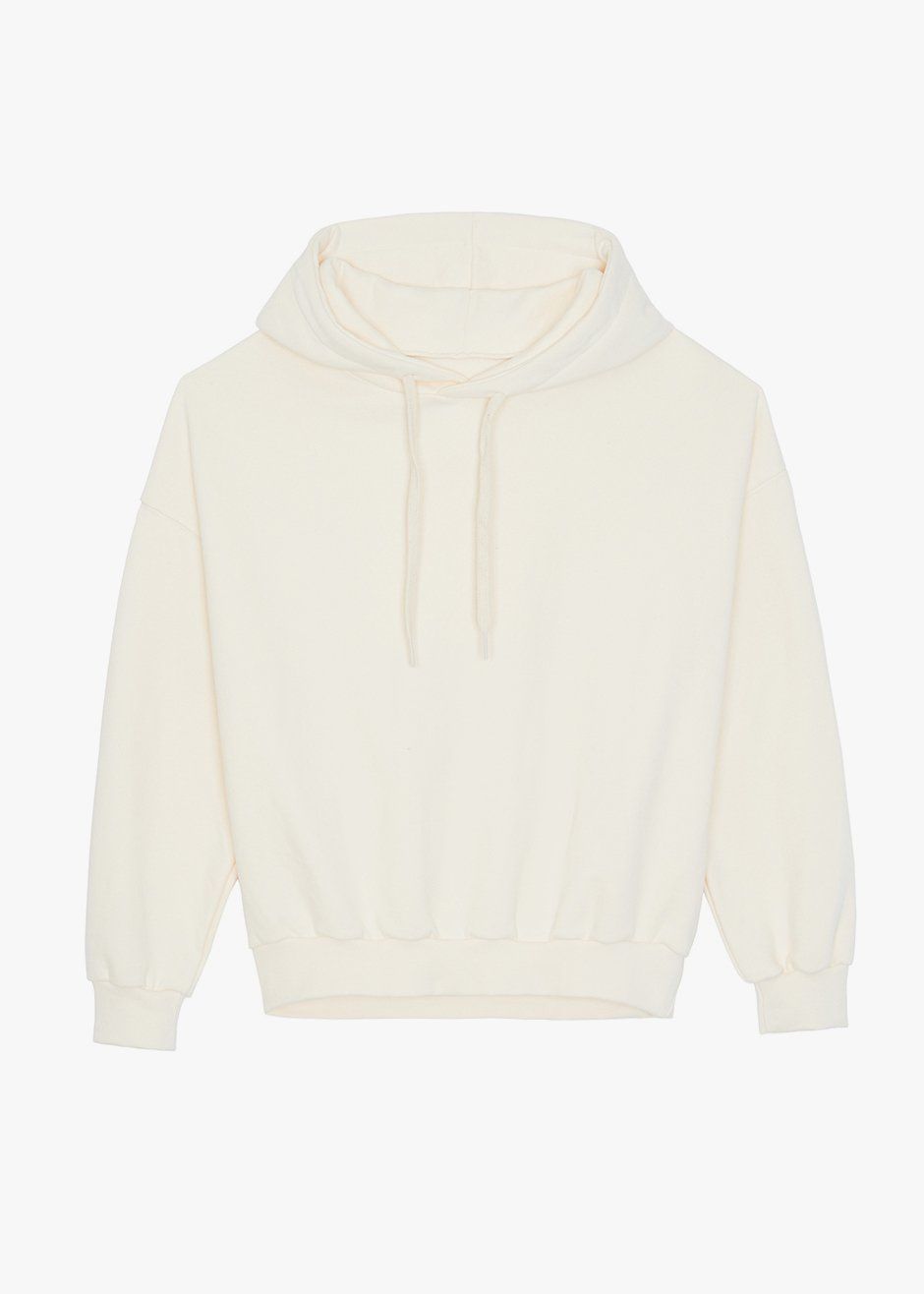 Vanessa Drop Shoulder Hoodie - Vanilla sold by Frankie Shop product image thumbnail 7