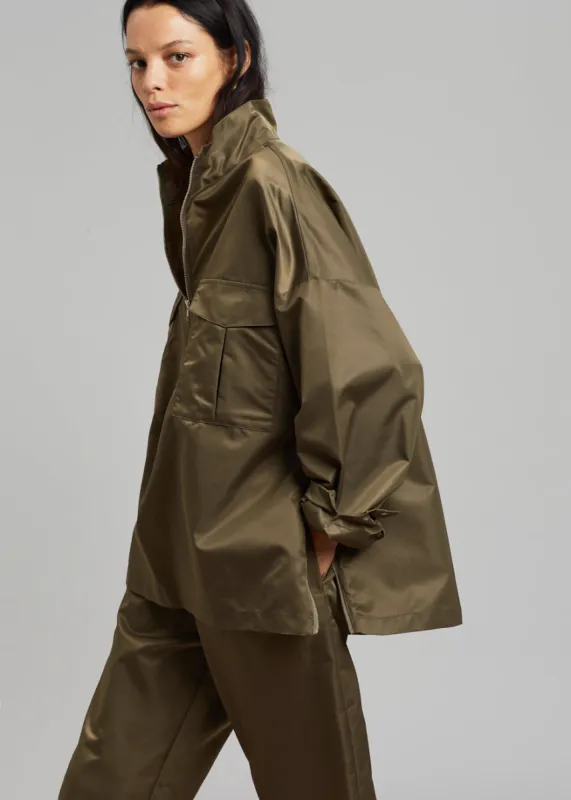 Kevin Anorak Jacket - Khaki Brown sold by Frankie Shop
