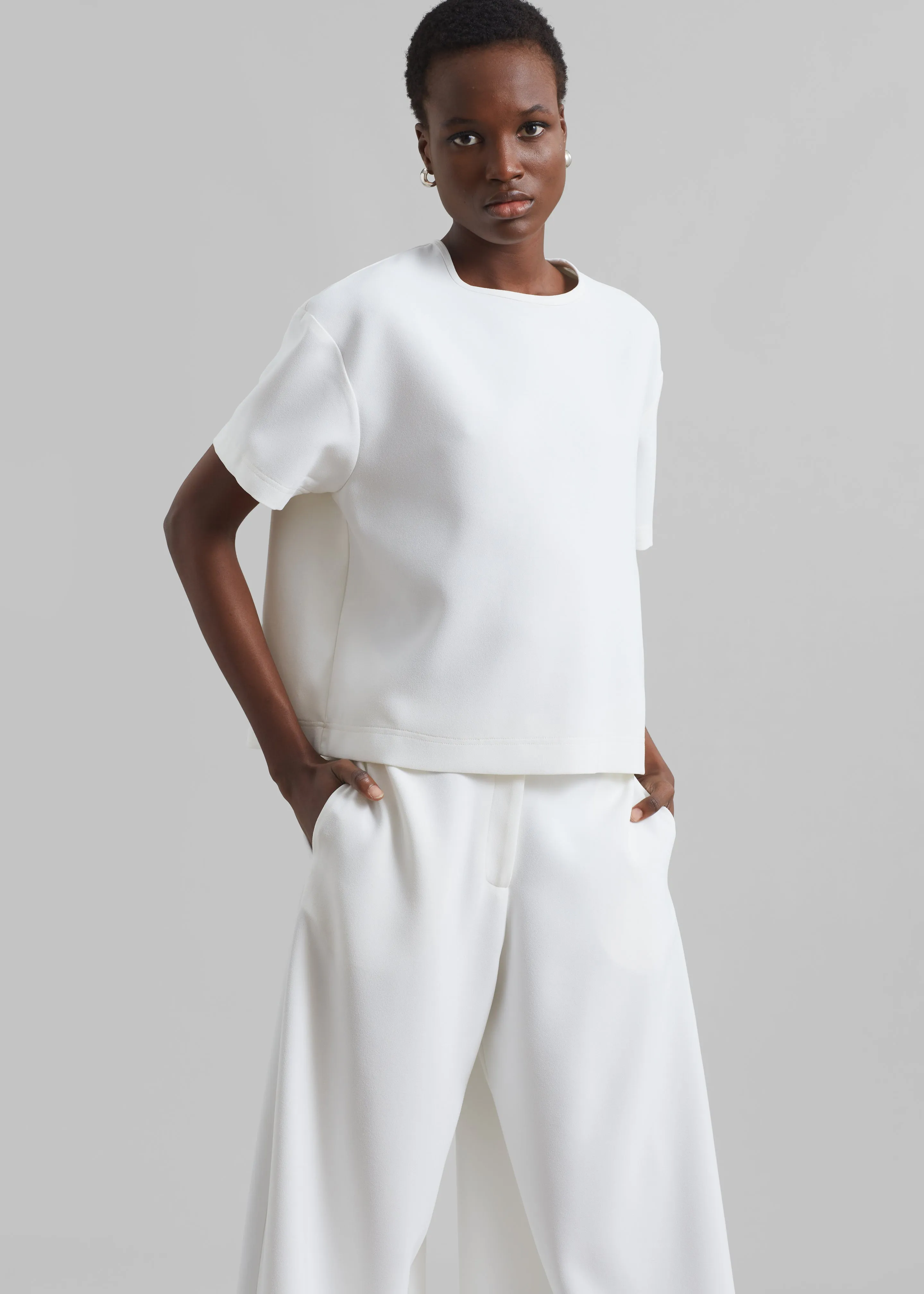 Sierra Tee - White sold by Frankie Shop