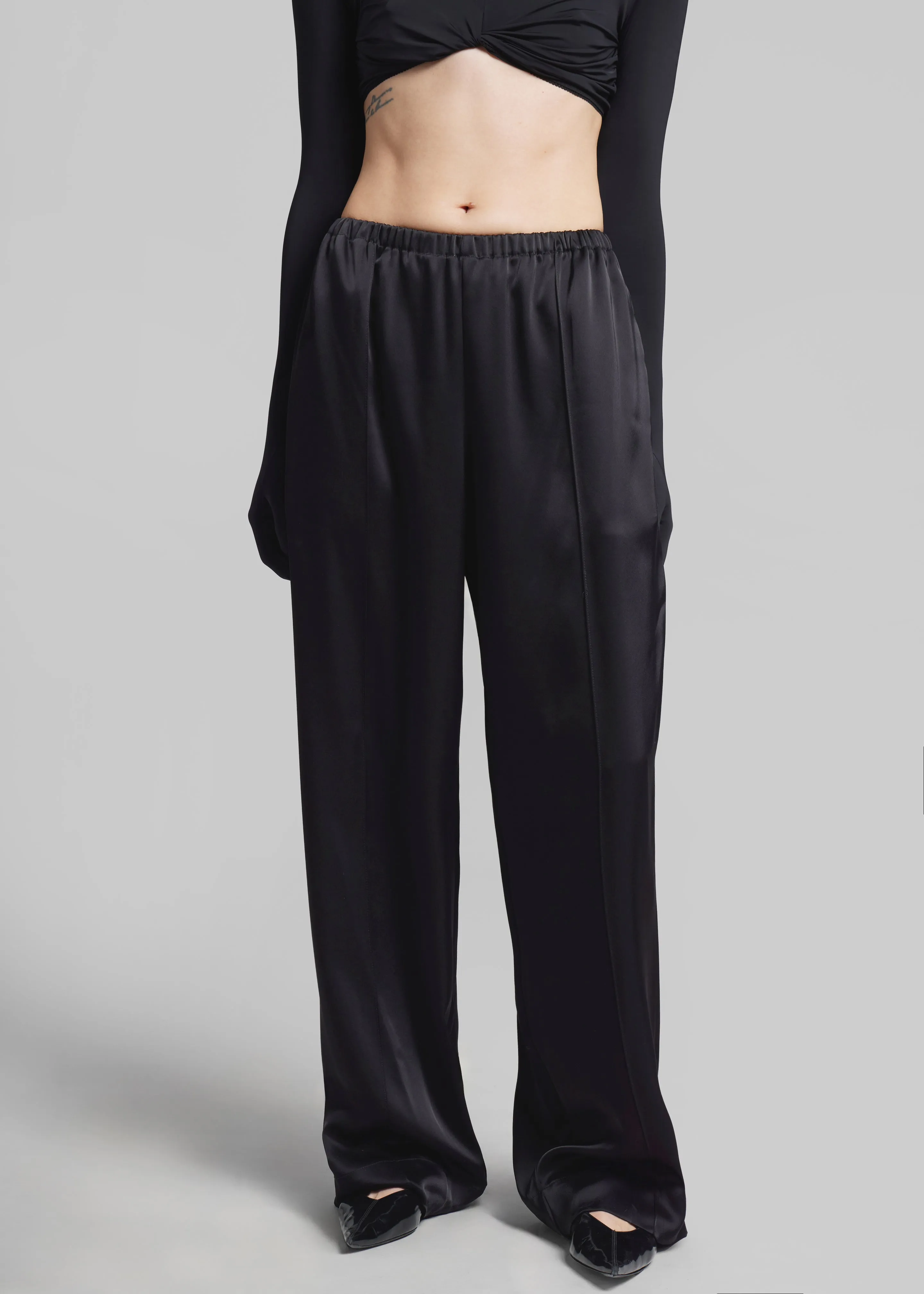 Esse Studios Classico Tuck Pants - Black sold by Frankie Shop product image thumbnail 4