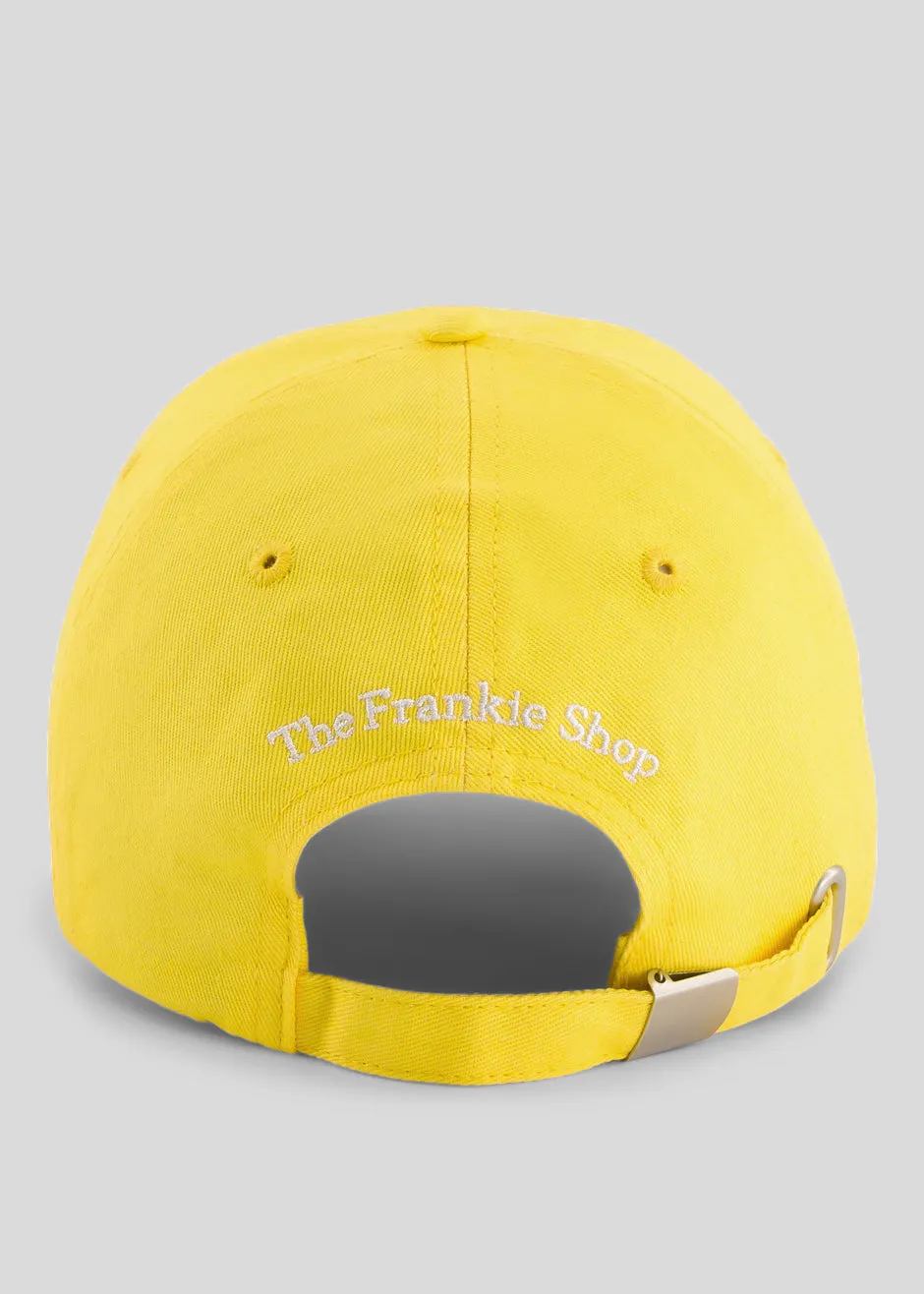The Frankie Shop x Thomas Lélu Free Baseball Cap - Yellow sold by Frankie Shop product image thumbnail 3