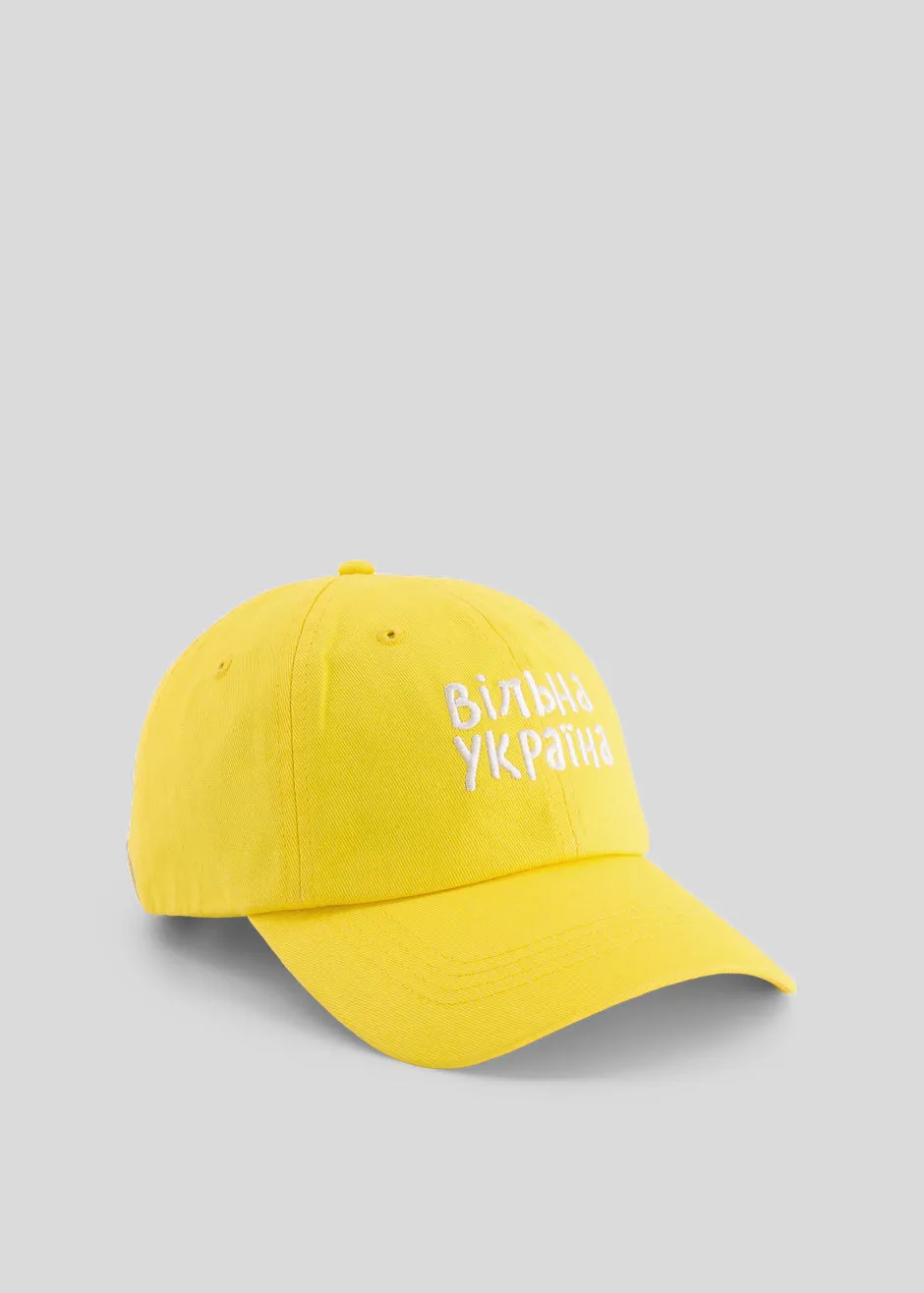The Frankie Shop x Thomas Lélu Free Baseball Cap - Yellow sold by Frankie Shop product image thumbnail 5