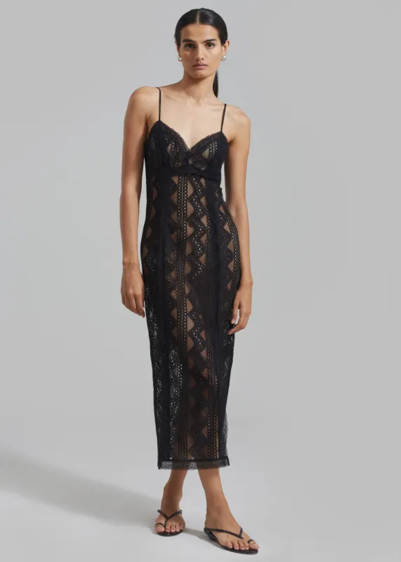 The Garment Cordoba Strap Dress - Black sold by Frankie Shop