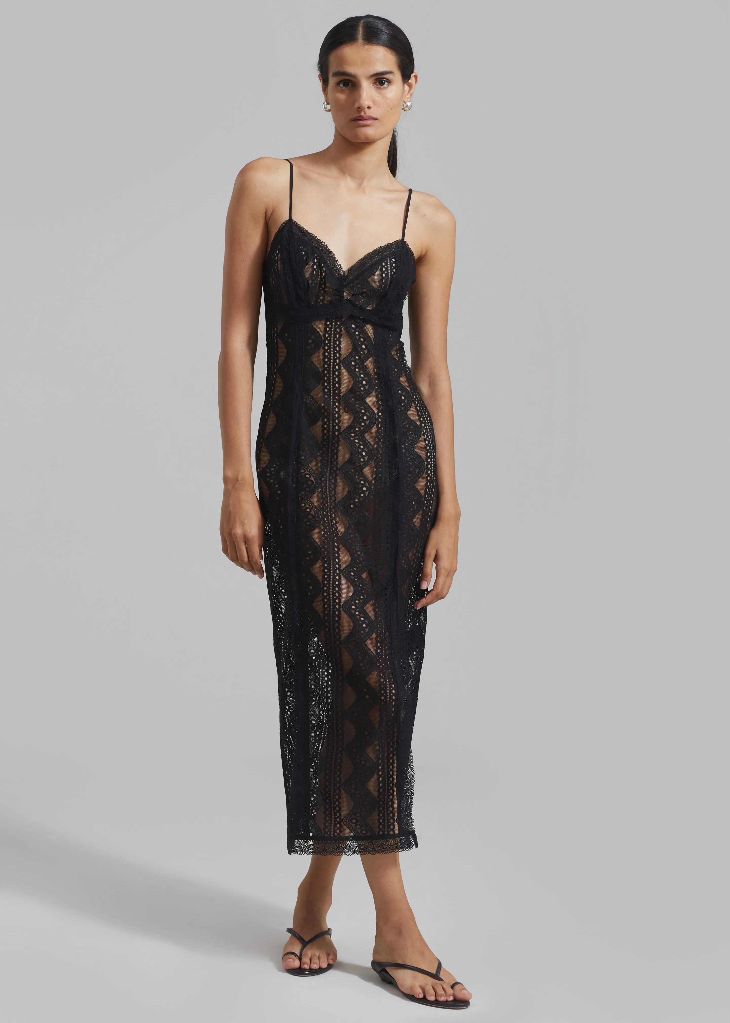 The Garment Cordoba Strap Dress - Black sold by Frankie Shop