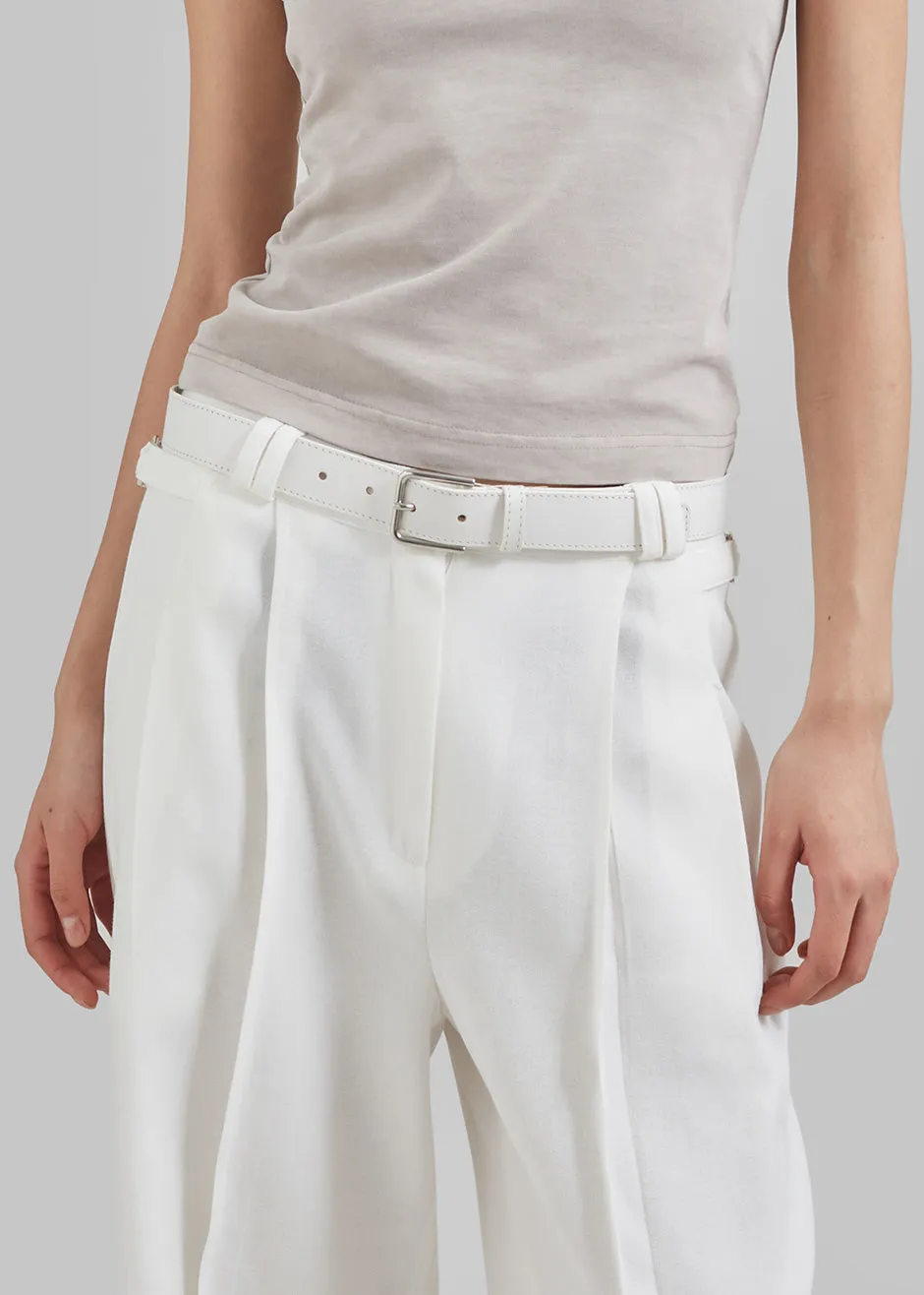 Xia Side Belt Trousers - White sold by Frankie Shop product image thumbnail 2