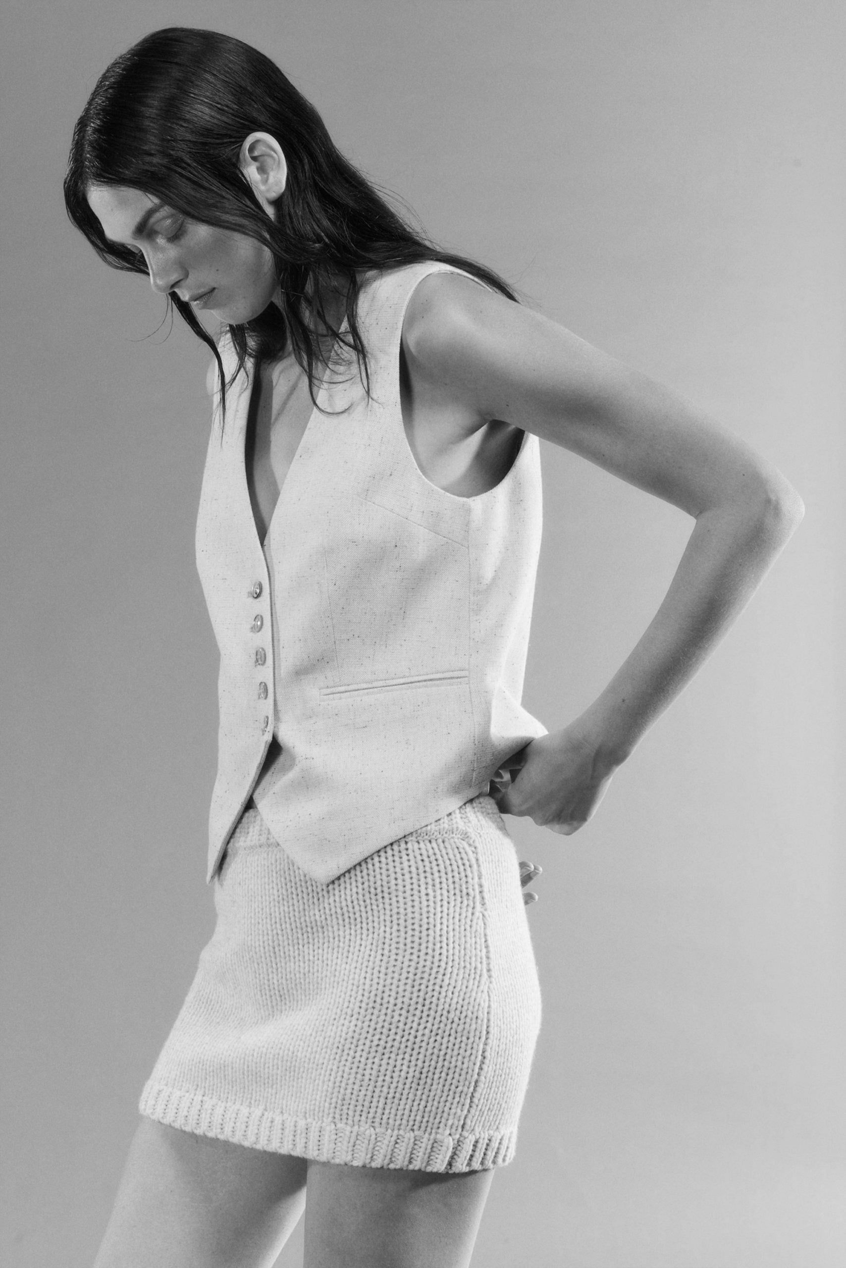 The Garment Canada Mini Skirt - Oatmeal sold by Frankie Shop product image thumbnail 8