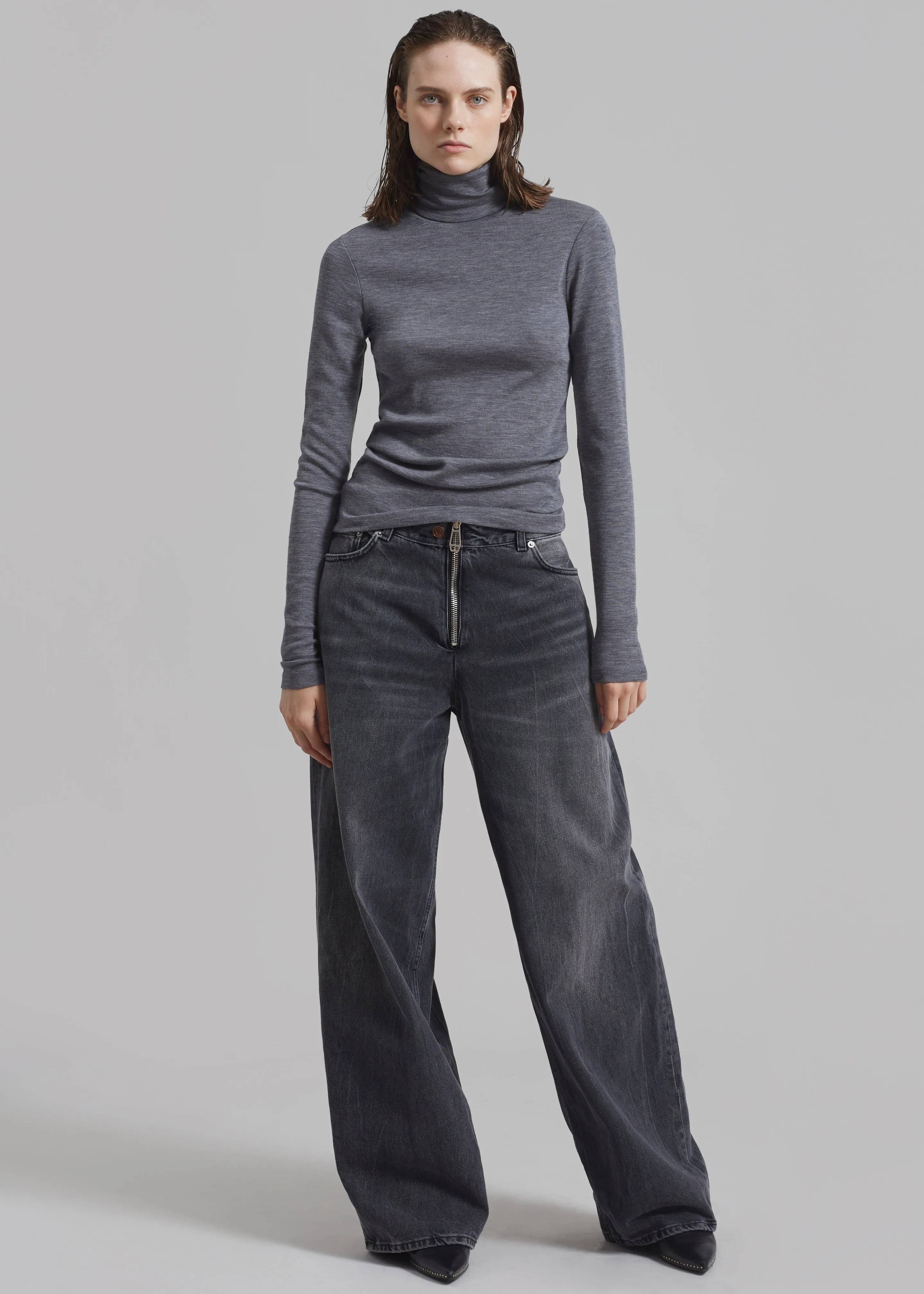 Haikure Bethany Zip Pants - Spider Black sold by Frankie Shop product image thumbnail 4