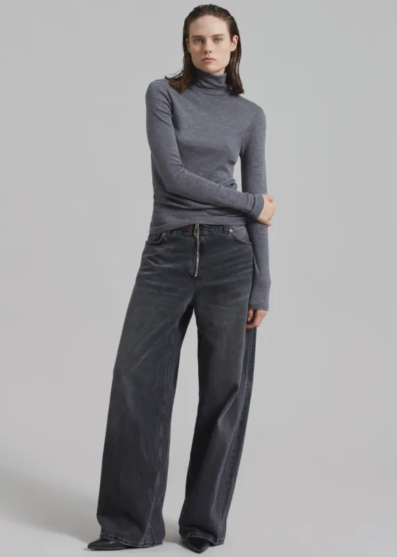 Haikure Bethany Zip Pants - Spider Black made by Frankie Shop