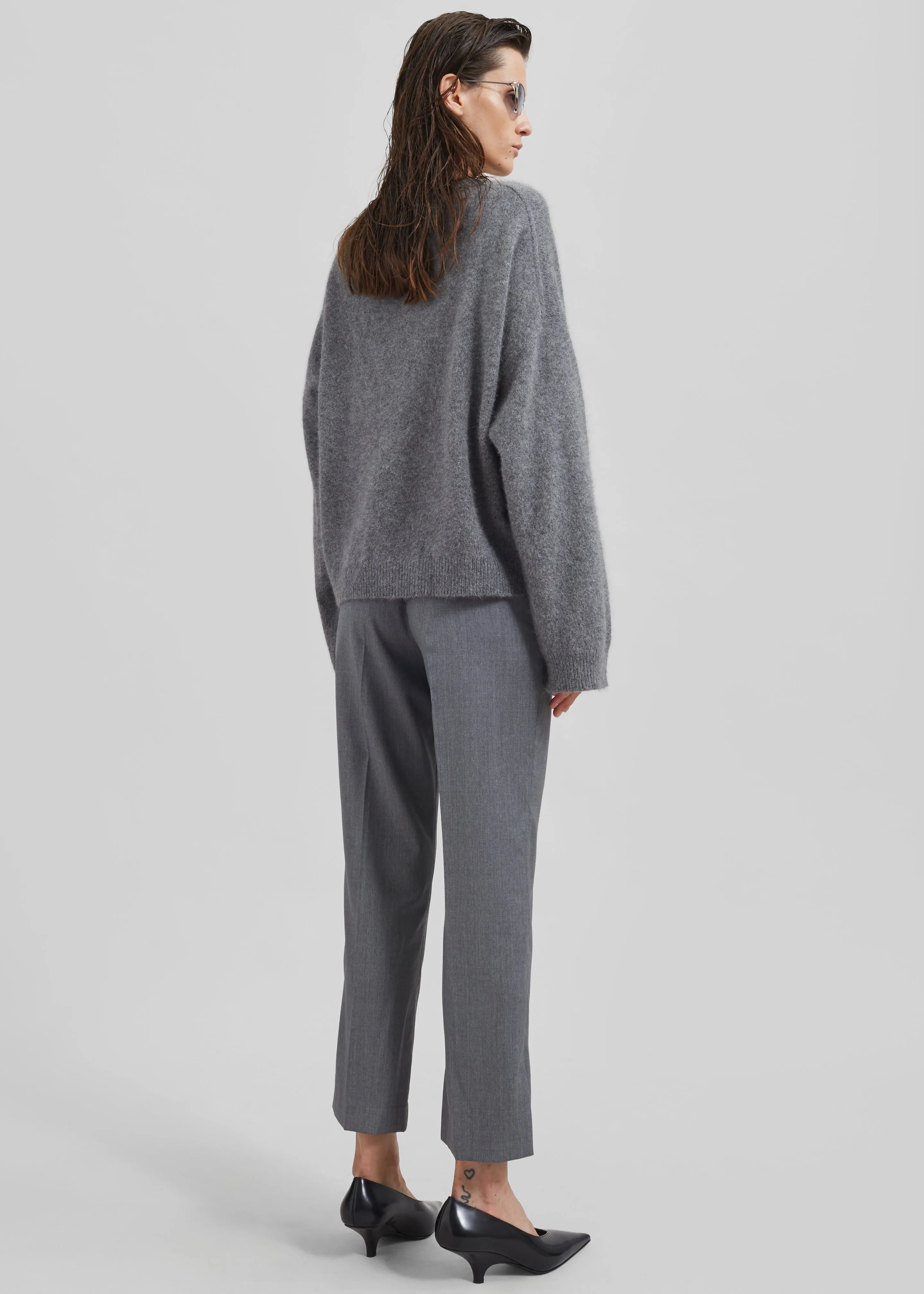 Loulou Studio Dorkas Pants - Grey sold by Frankie Shop product image thumbnail 5