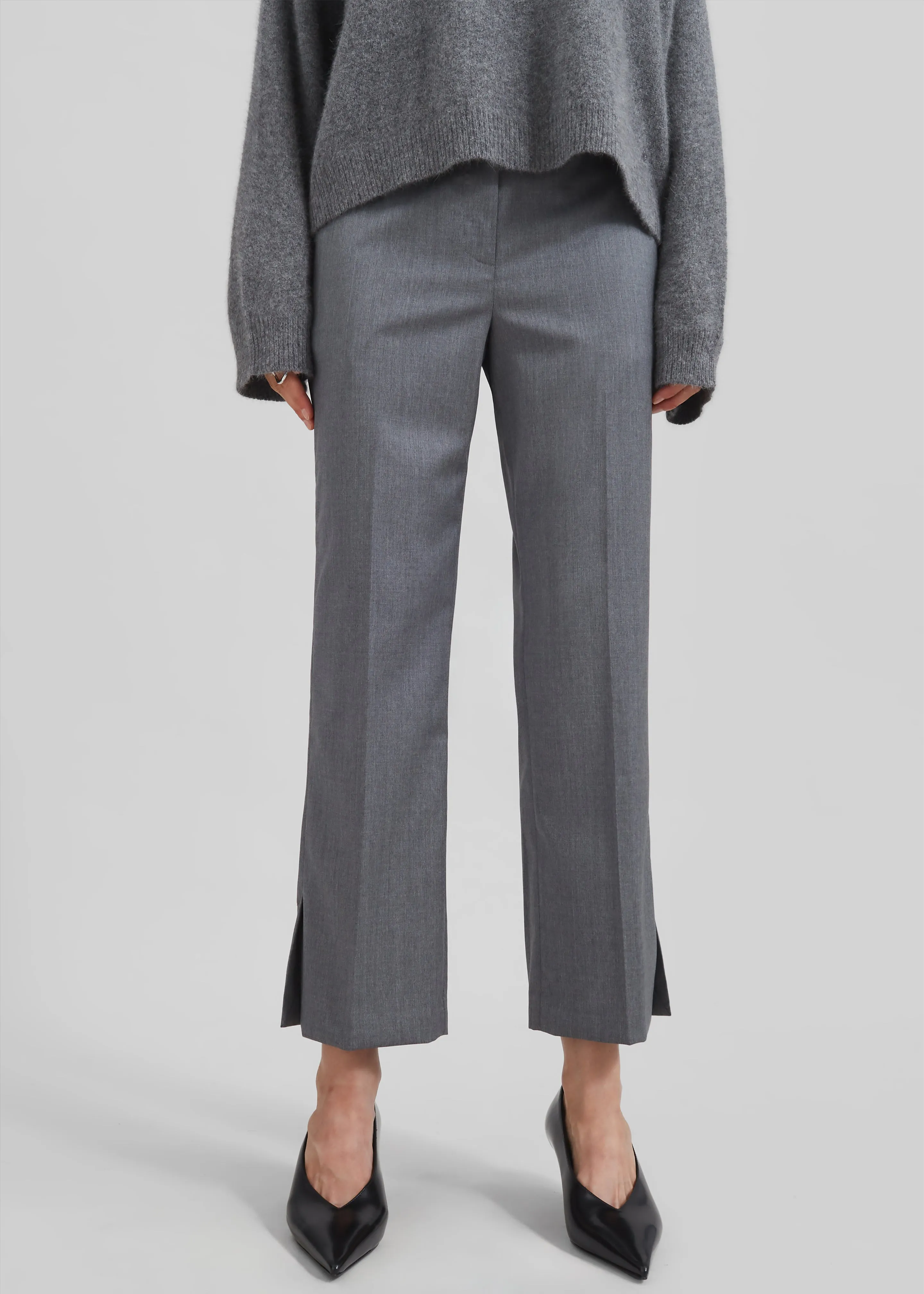 Loulou Studio Dorkas Pants - Grey sold by Frankie Shop product image thumbnail 3