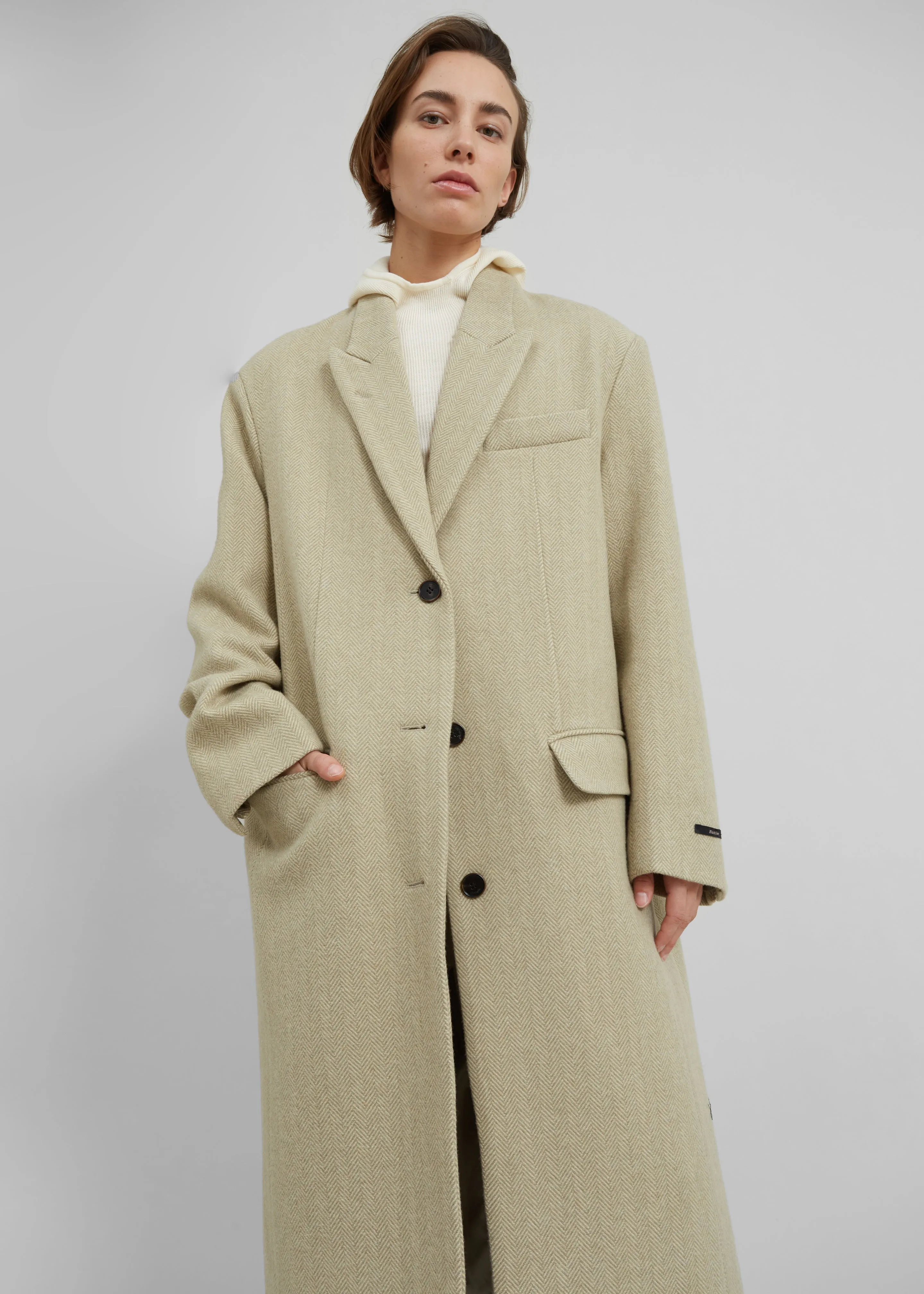 eaphi エフィ SOFT WOOL TAILOR COAT beige Lyla Wool Coat - Beige – The Frankie Shop