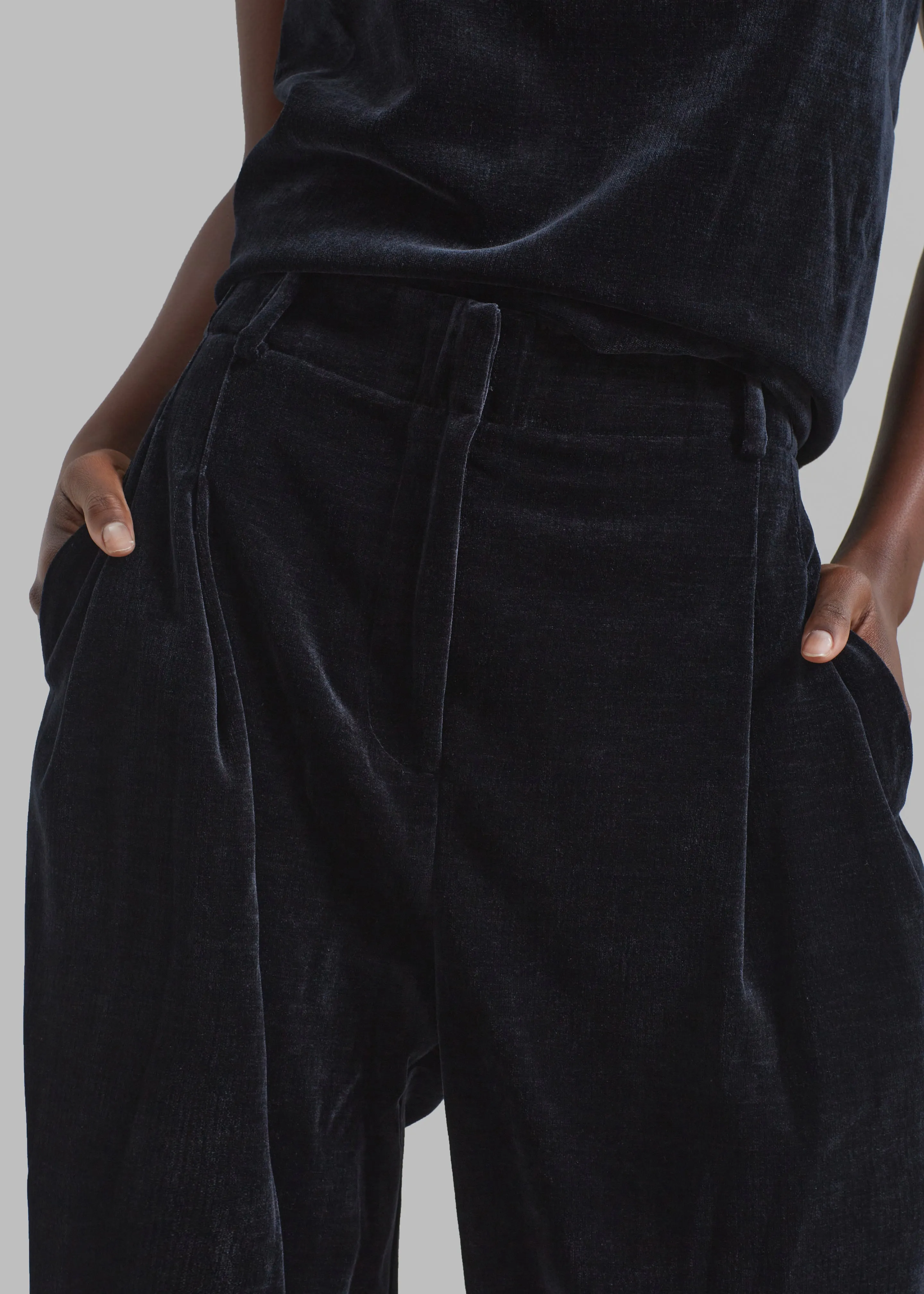 Proenza Schouler White Label Aria Pants - Black sold by Frankie Shop product image thumbnail 3