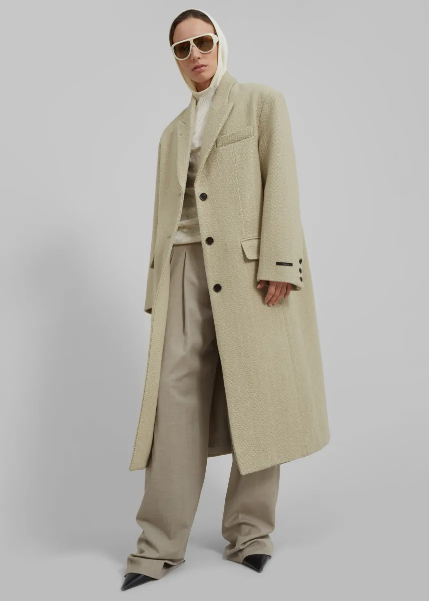 eaphi エフィ SOFT WOOL TAILOR COAT beige YUZAW23-RW-JK01-