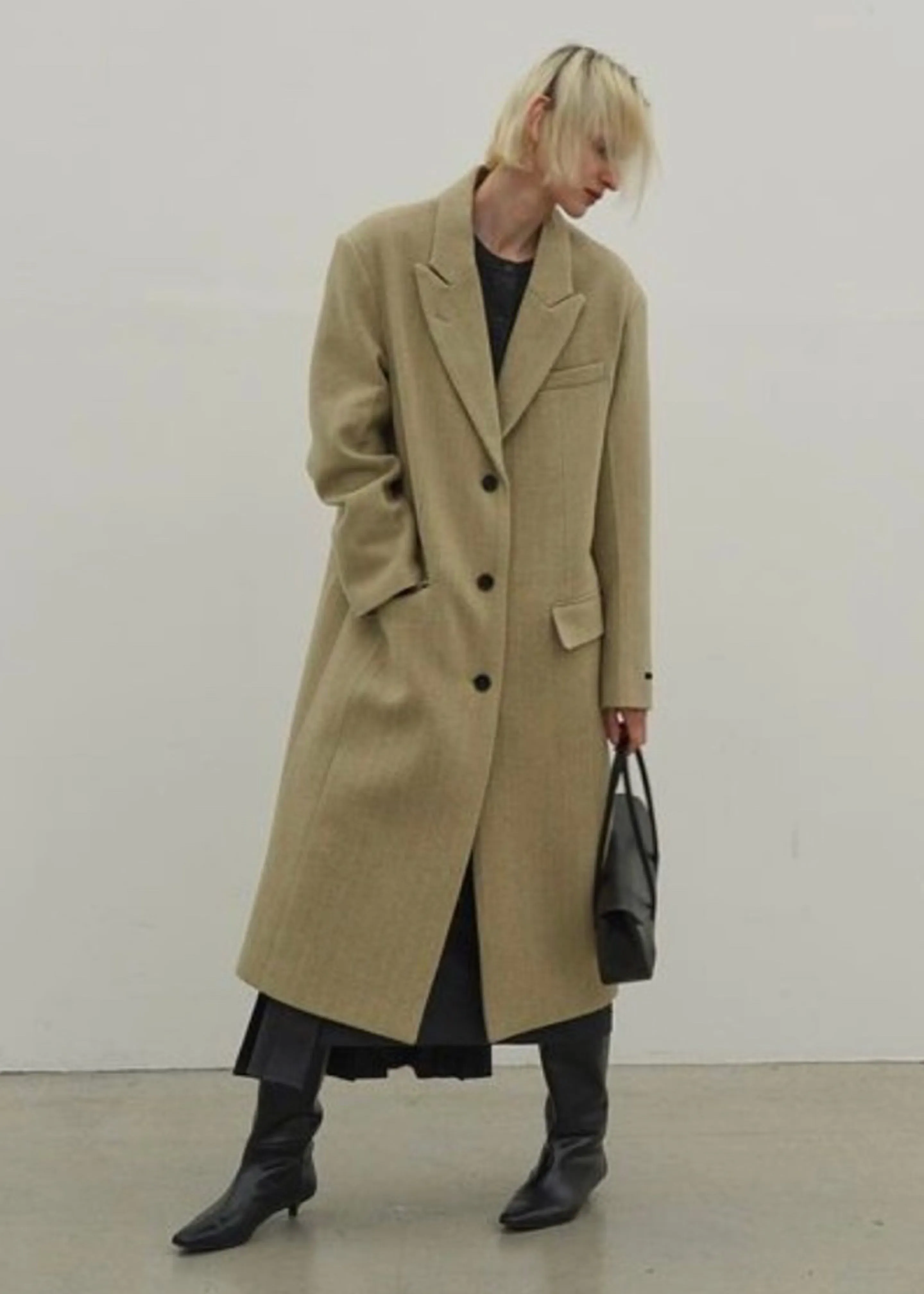 Fia Wool Coat - Beige sold by Frankie Shop product image thumbnail 2