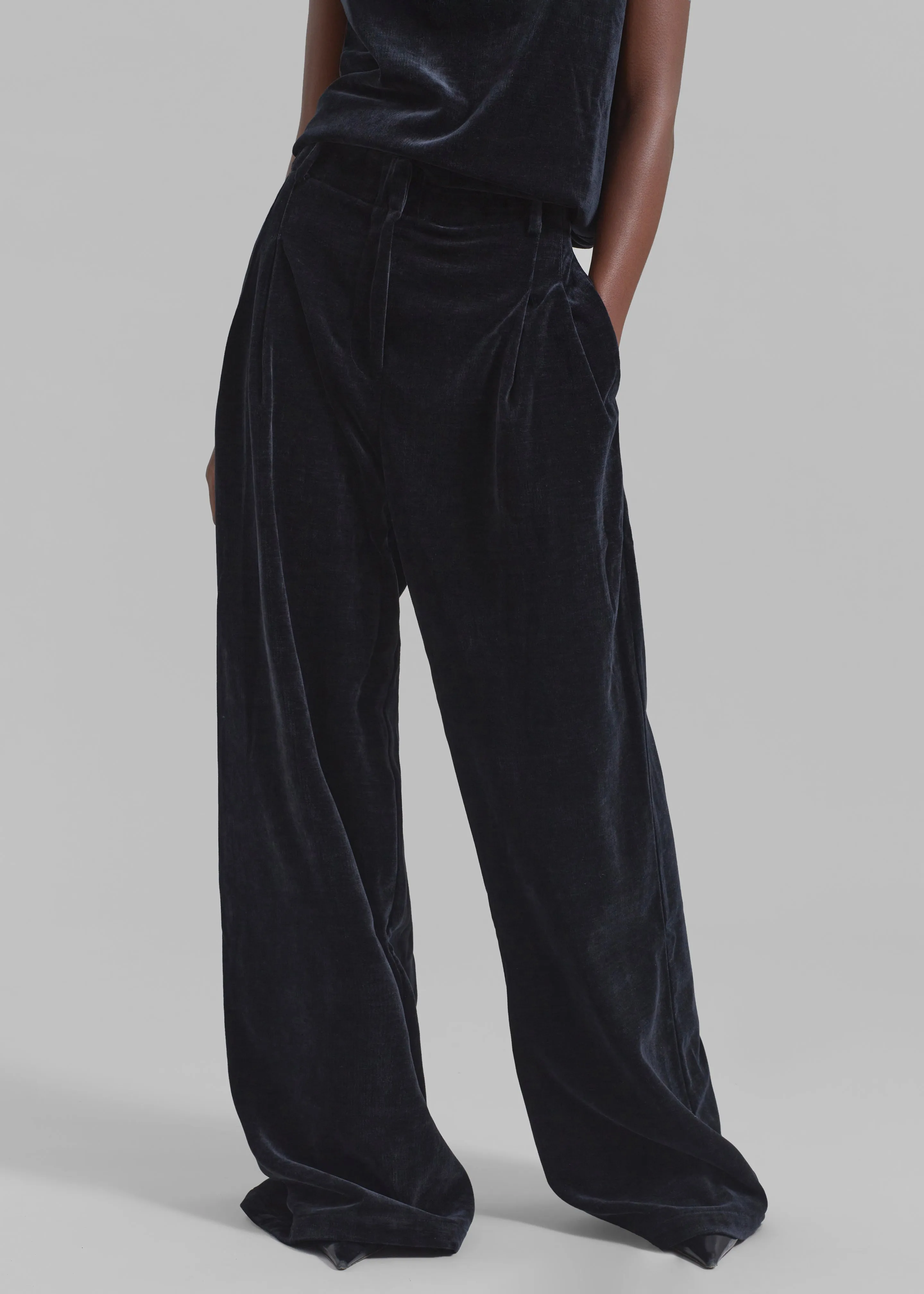 Proenza Schouler White Label Aria Pants - Black sold by Frankie Shop product image thumbnail 2
