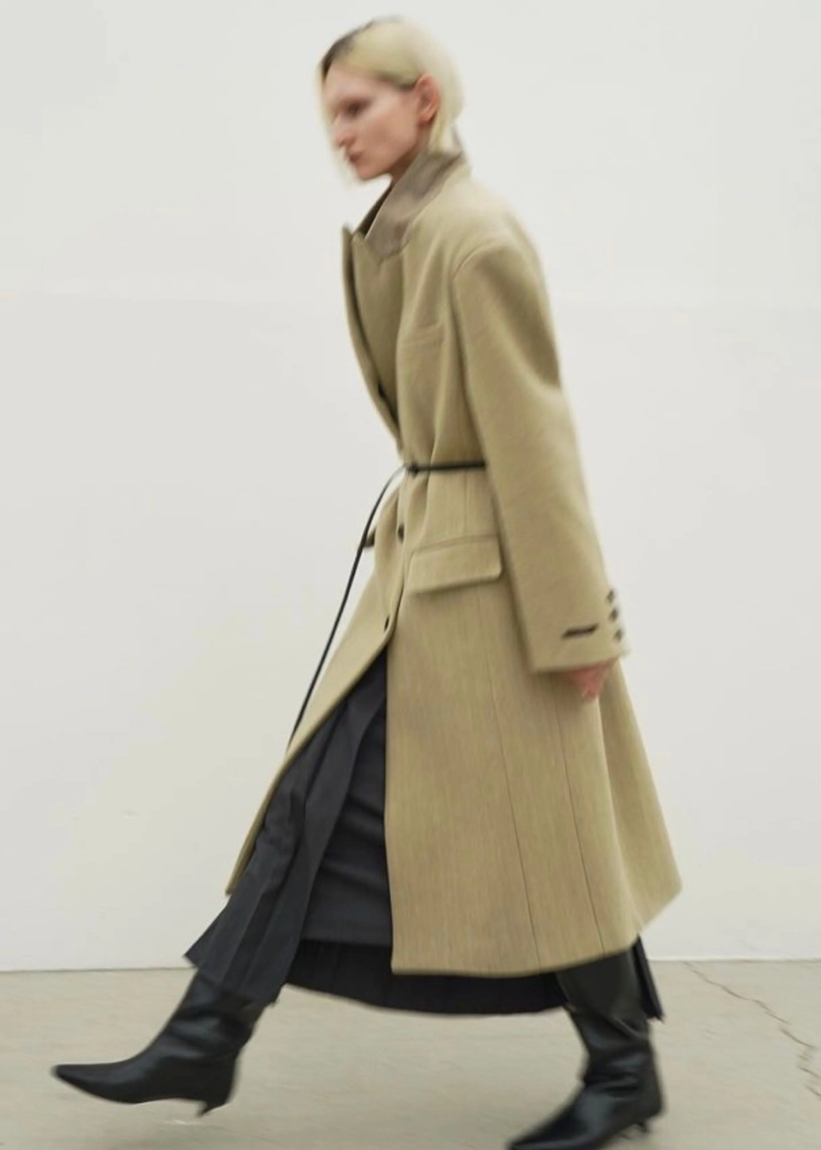 Fia Wool Coat - Beige sold by Frankie Shop product image thumbnail 3