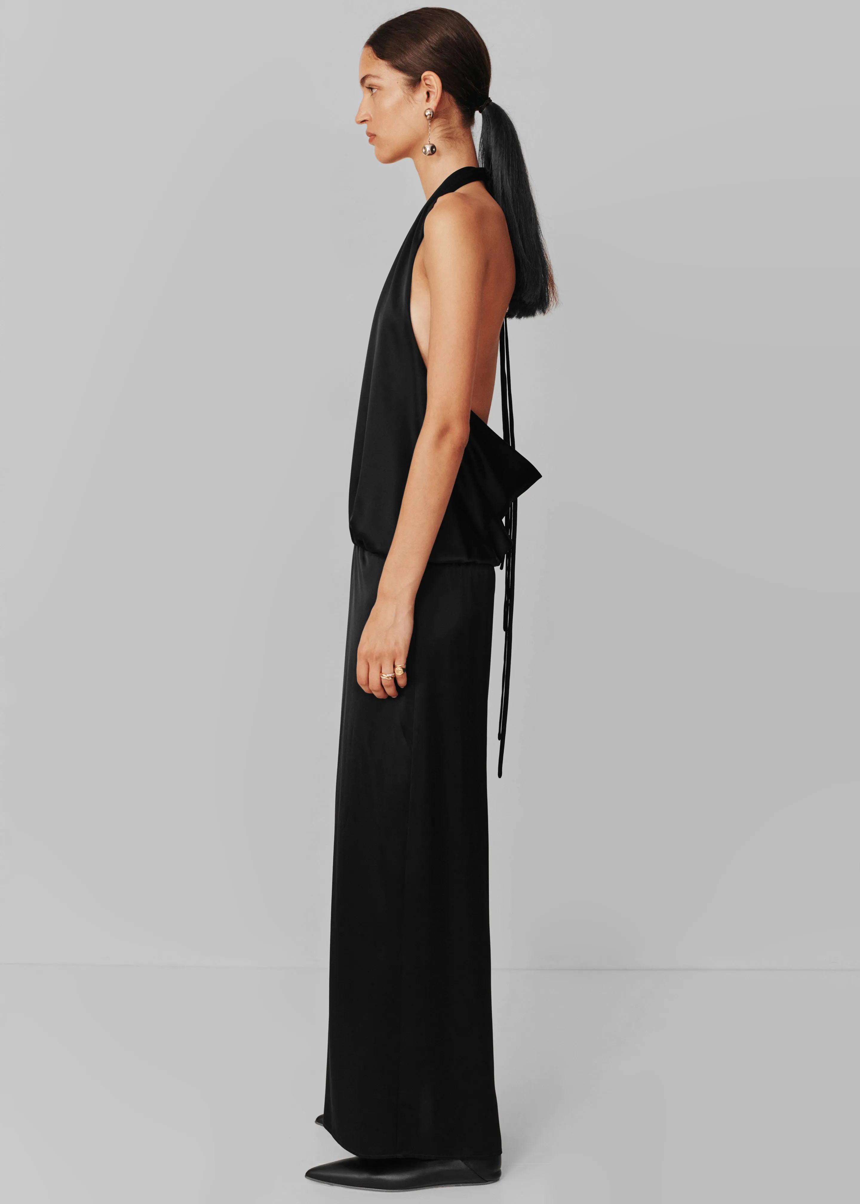 Esse Studios Mono Halter Dress - Black sold by Frankie Shop product image thumbnail 2