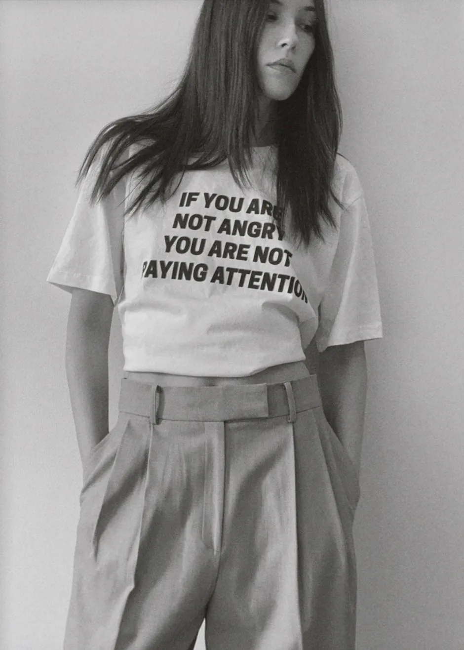 The Frankie Shop x Jeanne Friot If You T-Shirt - White/Black sold by Frankie Shop product image thumbnail 2