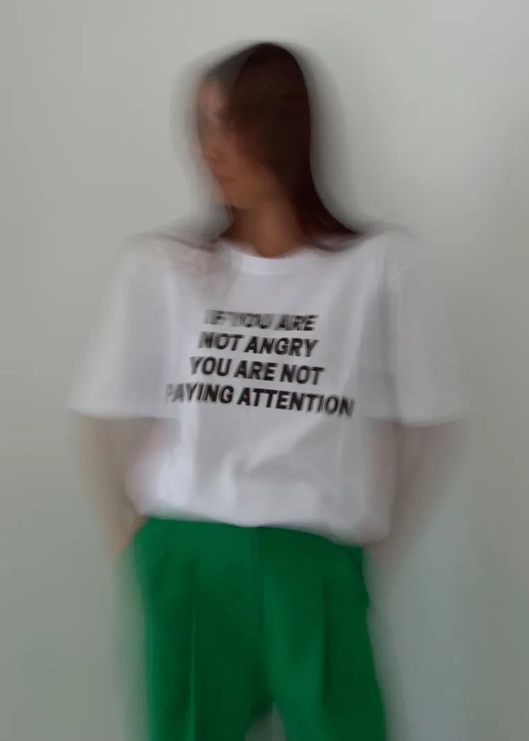 The Frankie Shop x Jeanne Friot If You T-Shirt - White/Black sold by Frankie Shop product image thumbnail 4