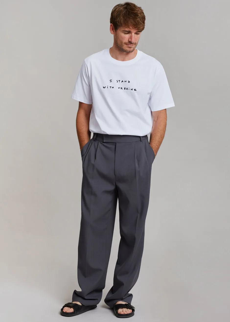 The Frankie Shop x Thomas Lélu Stand T-Shirt - White/Black sold by Frankie Shop product image thumbnail 5