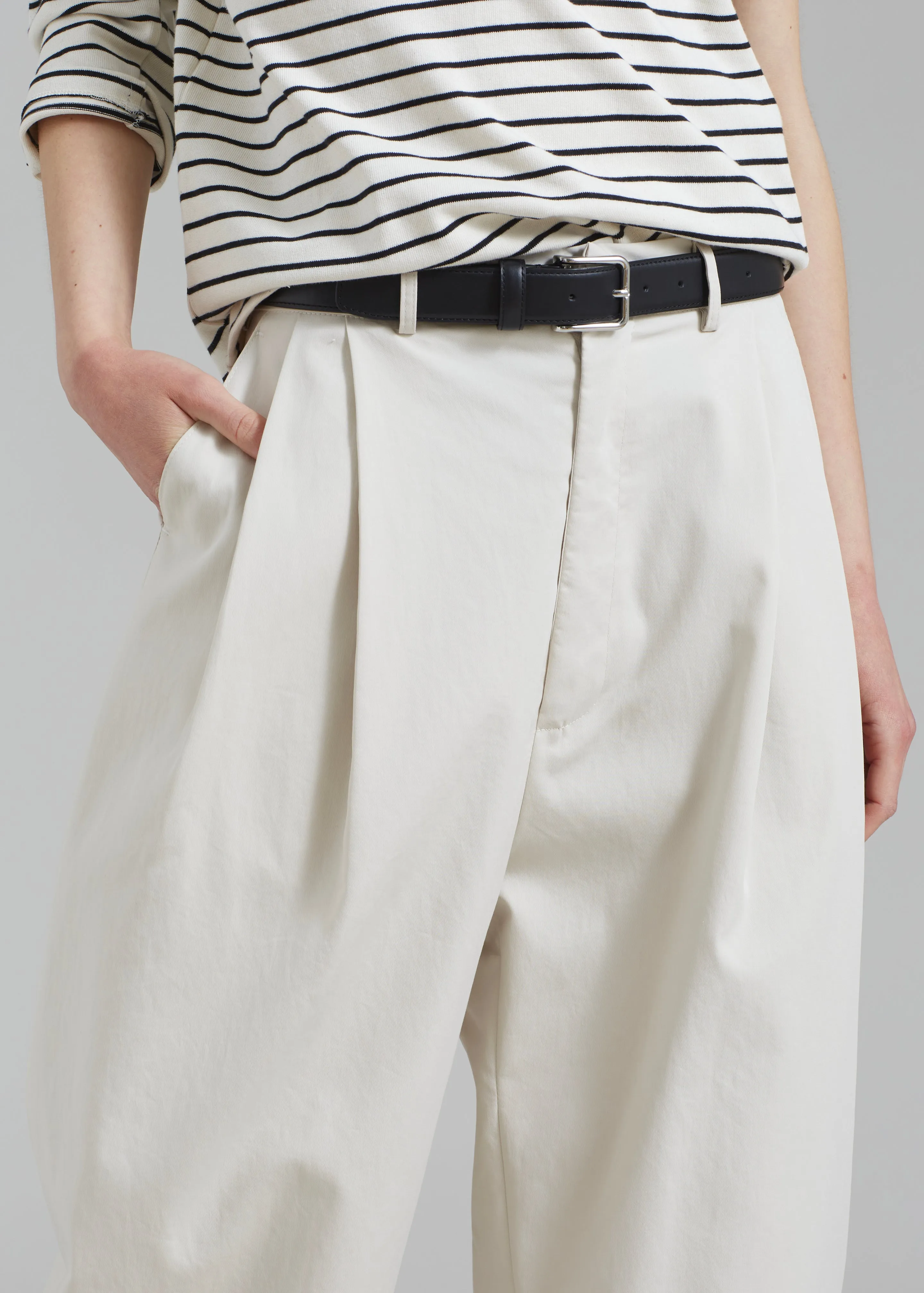 Effie Pleated Pants - Beige sold by Frankie Shop product image thumbnail 2