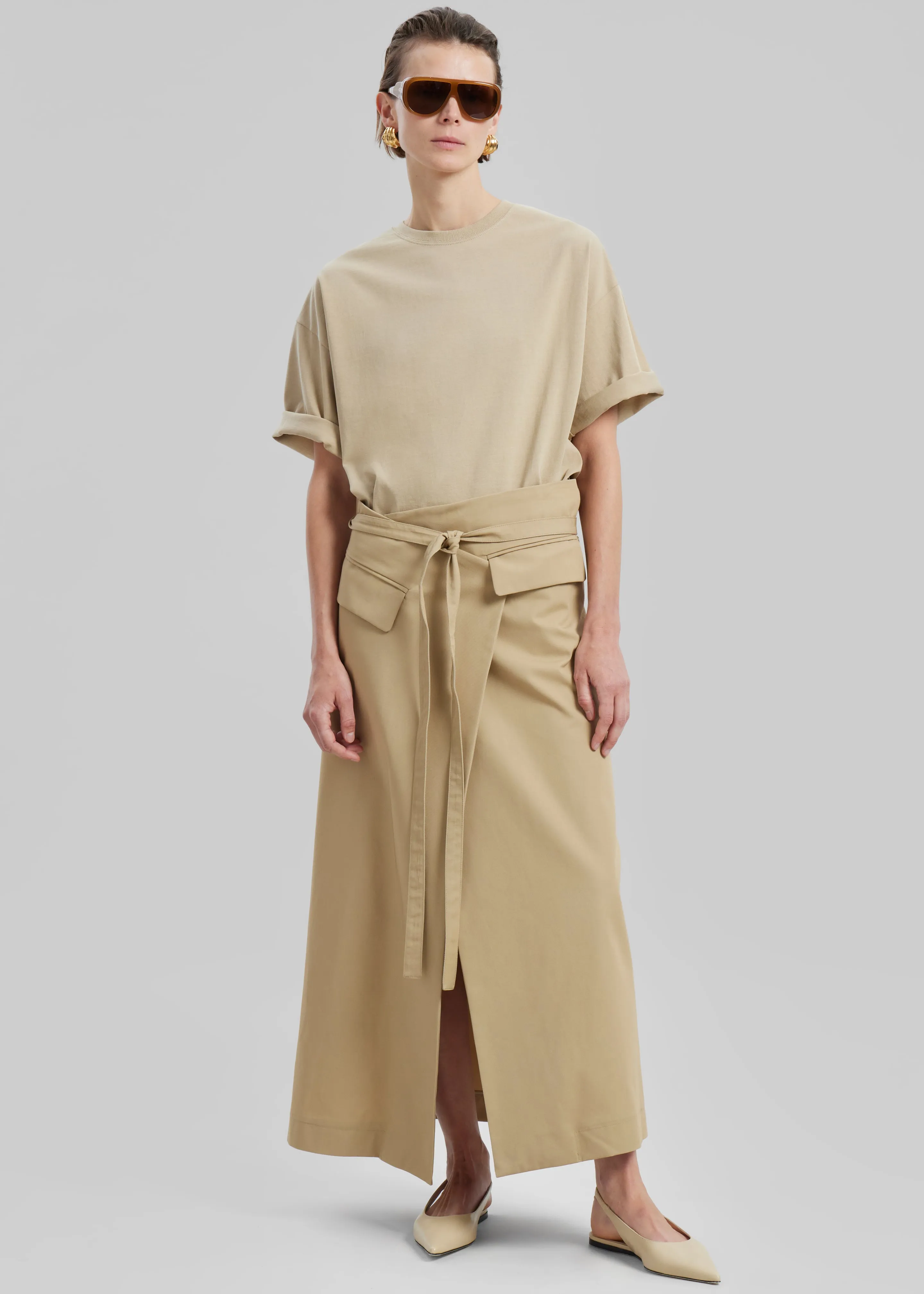 Sportmax Deserto Skirt - Beige sold by Frankie Shop product image thumbnail 5