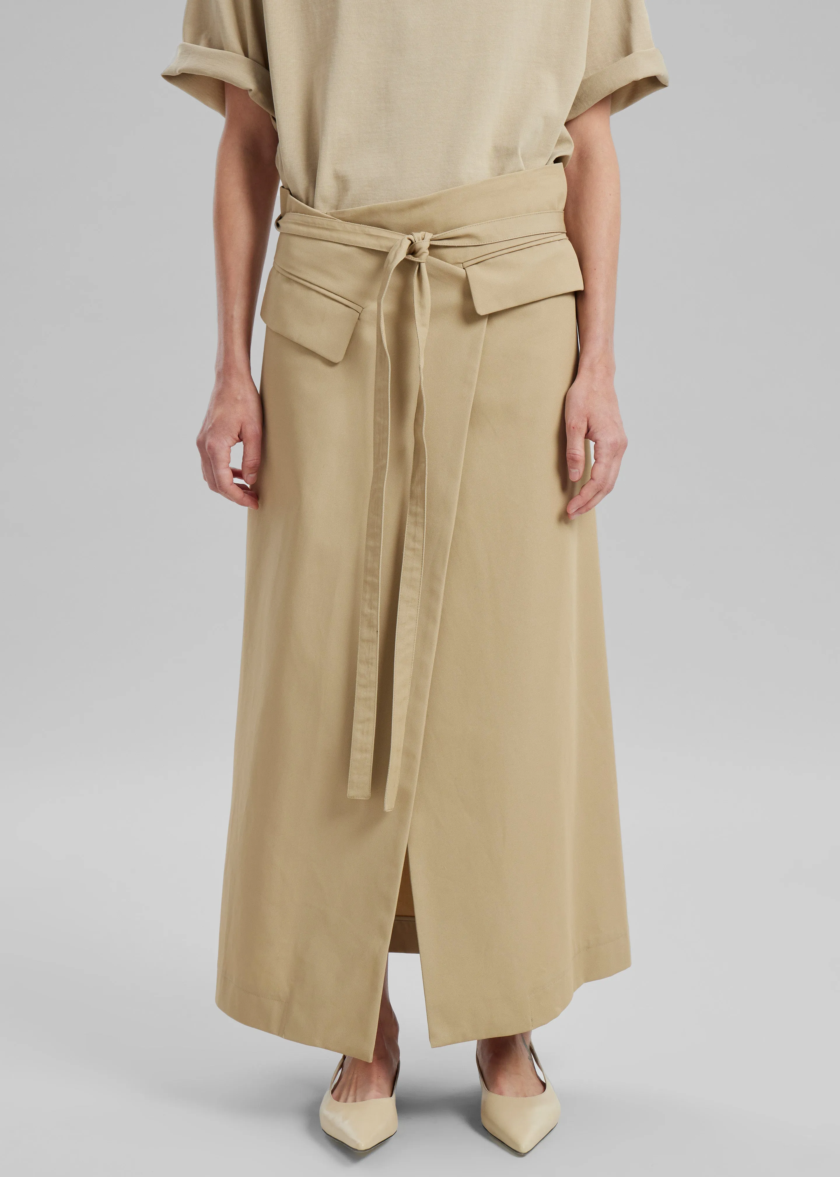 Sportmax Deserto Skirt - Beige sold by Frankie Shop product image thumbnail 4